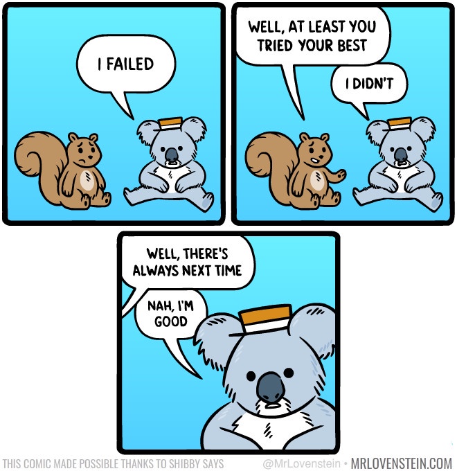 Let's Skip the Pep Talk, Shall We?