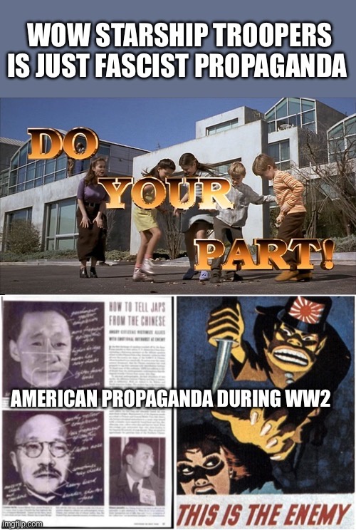 Just a playful jab at German fascism.