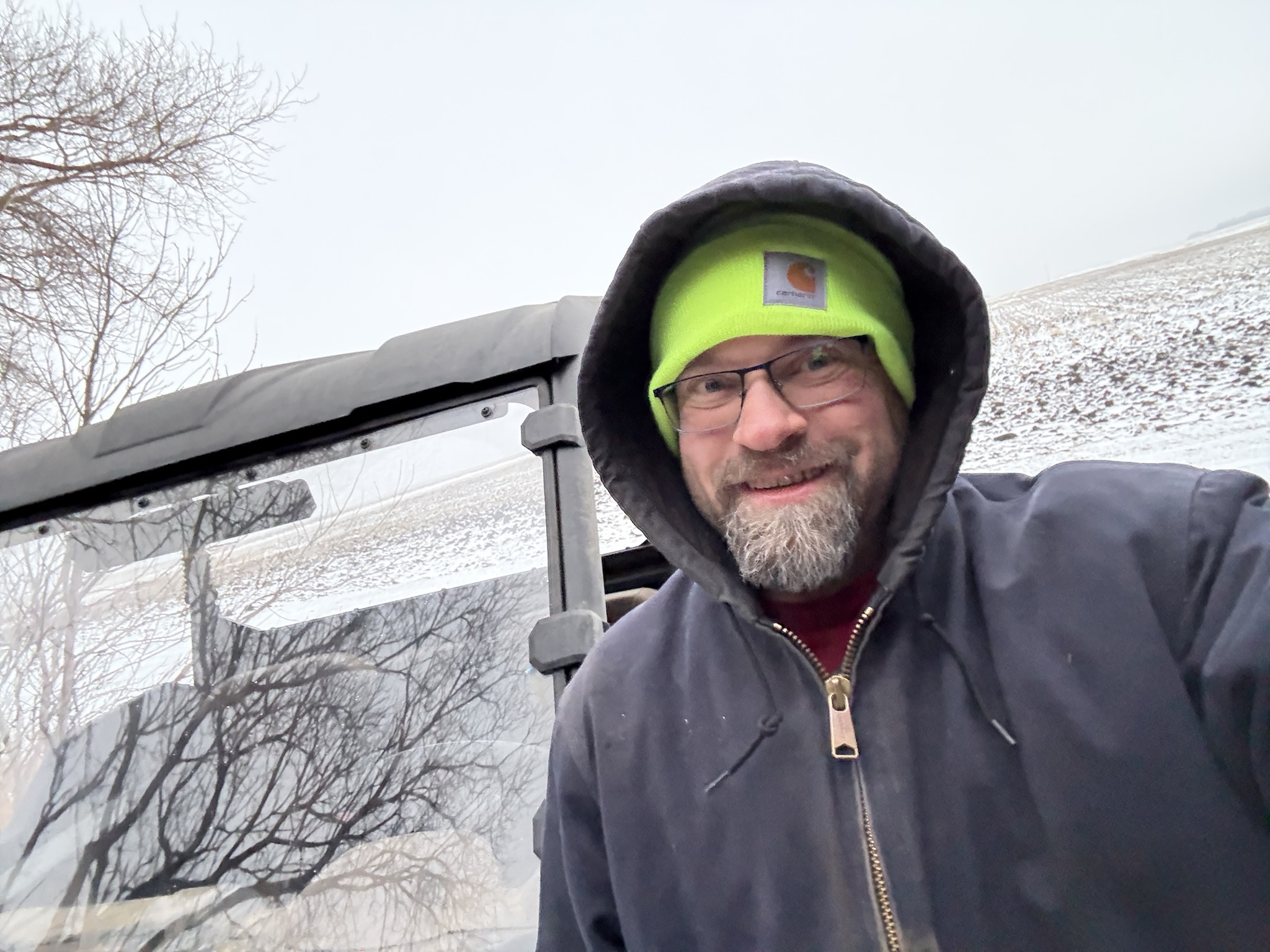 Merry Christmas from Minnesota! Plus, a Bonus Pic of Jimmy and Tater!
