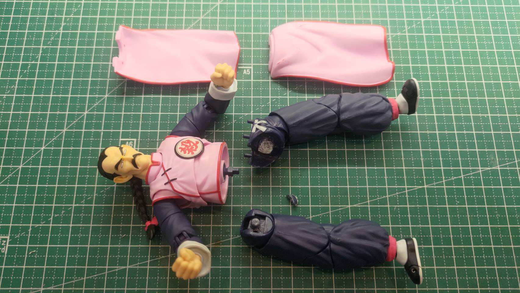 Revamped Toy: S.H.Figuarts Dragon Ball's Tao Pai Pai in Action