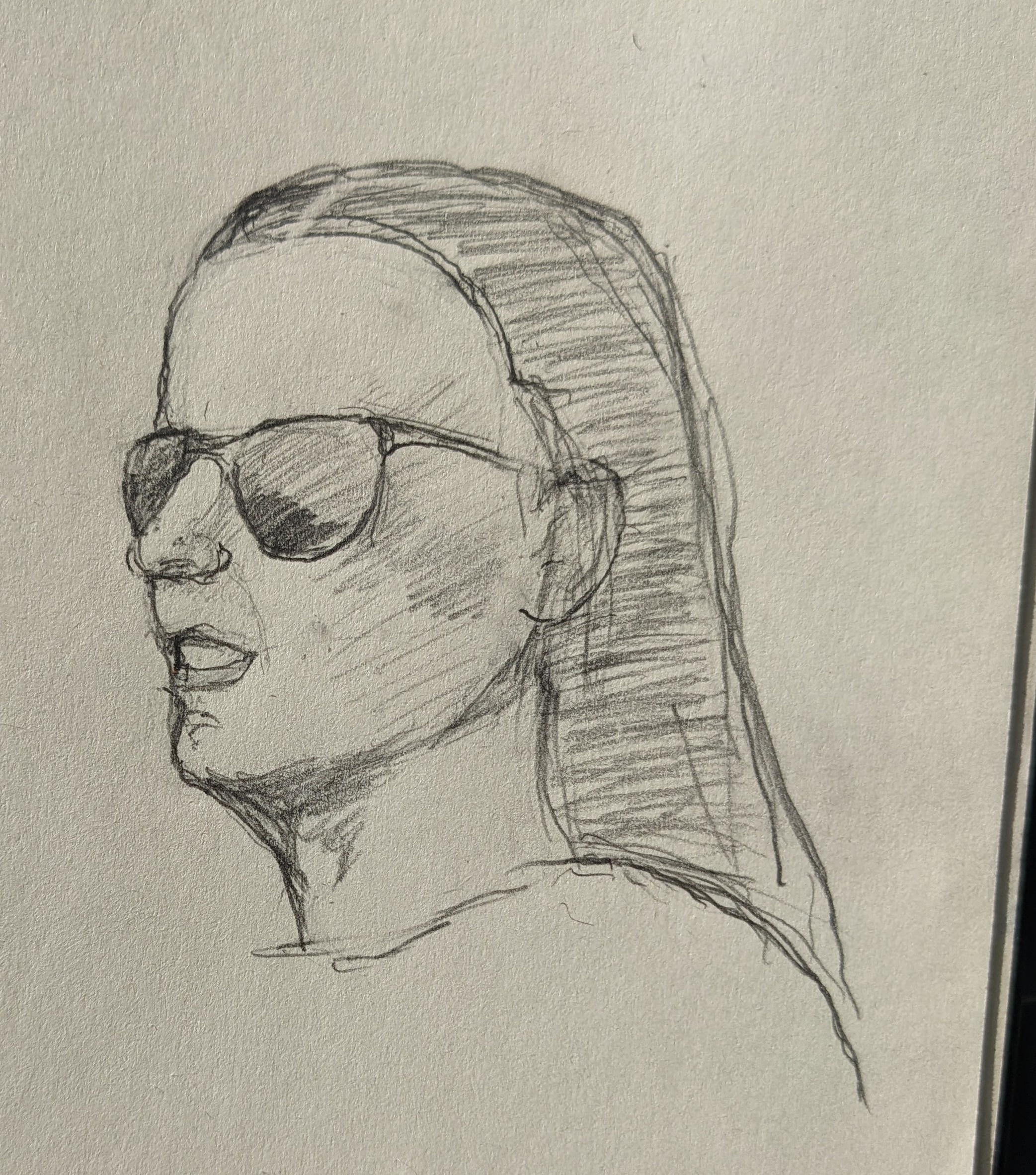 A Random Sketch of a Stranger