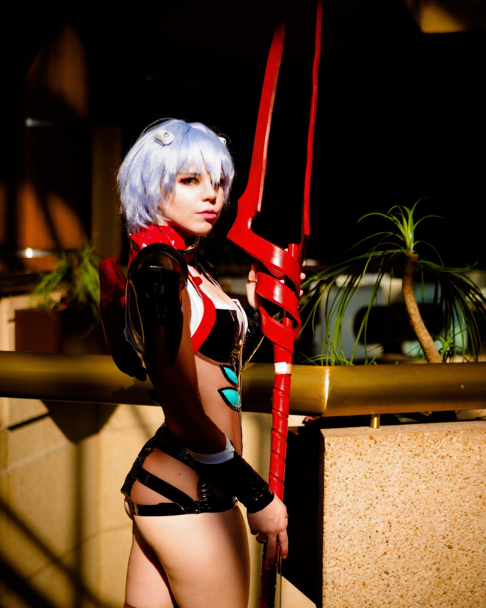 Rei from Evangelion Illustrated by Electric Seafoam