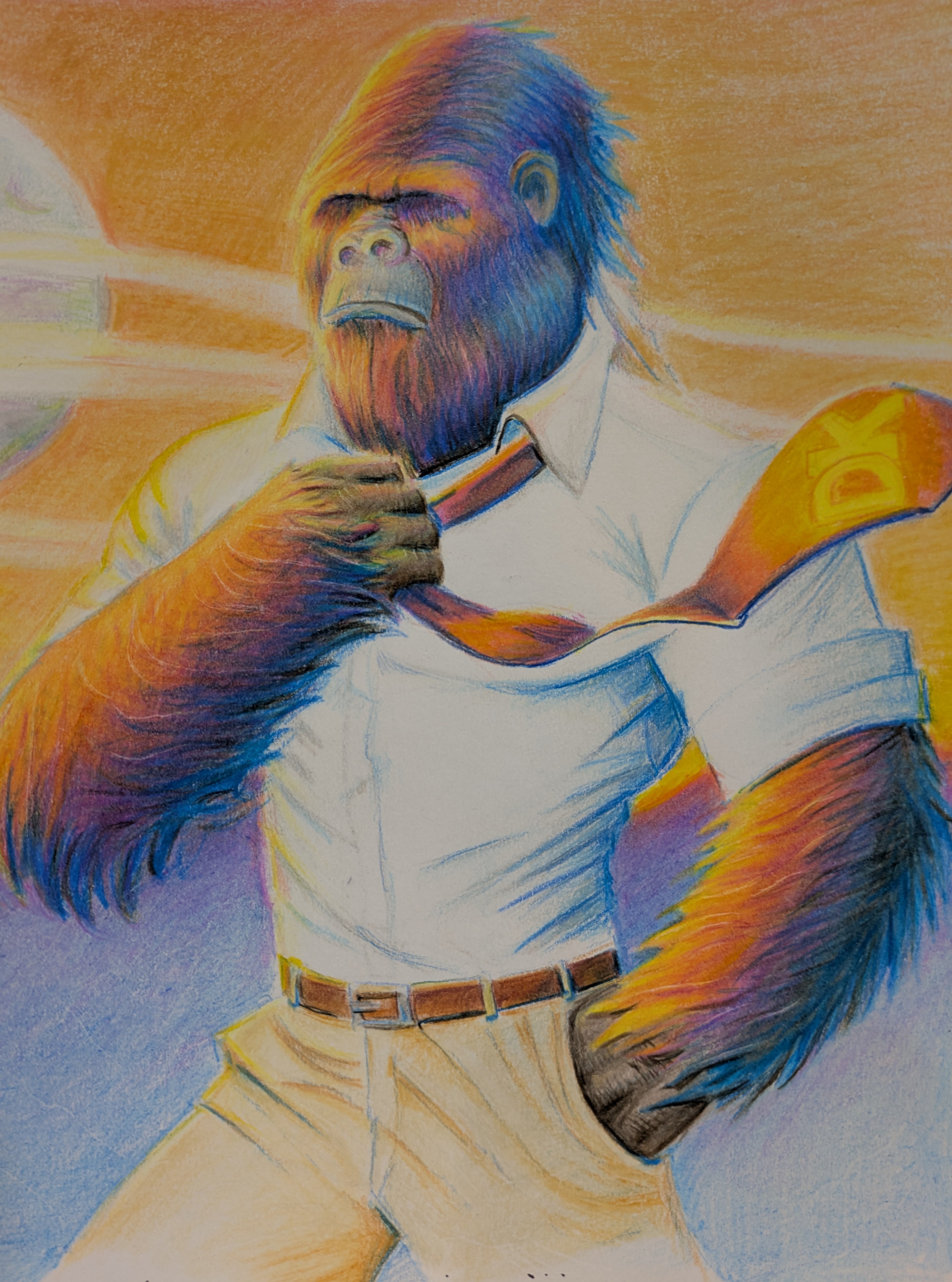 Donkey Kong: A Colored Pencil Masterpiece