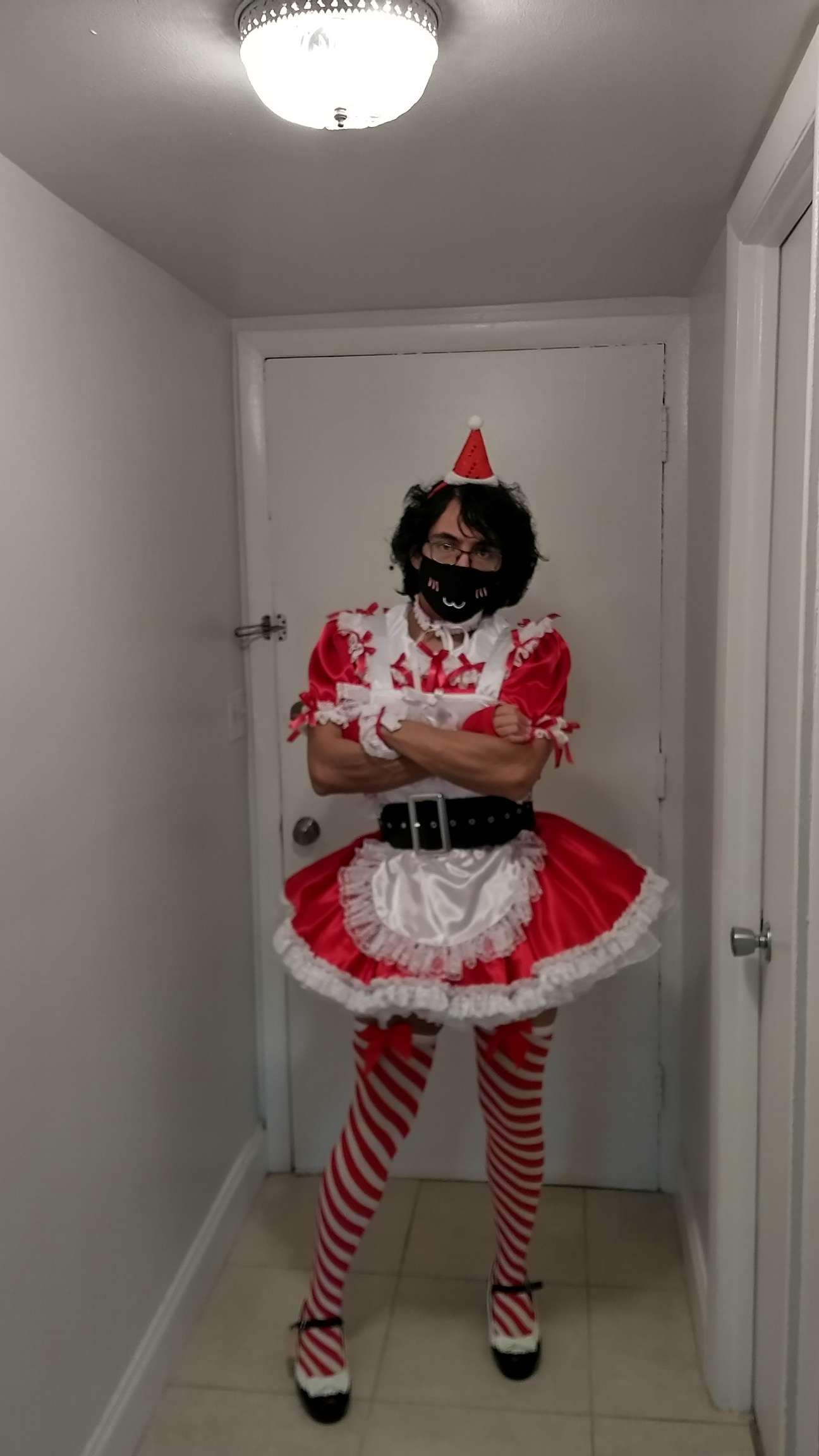 My partner surprised me with a Christmas gift for our selfie day!