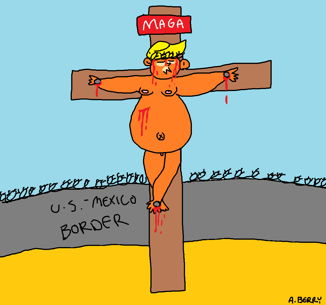 A Bold Statement: Trump on the Cross