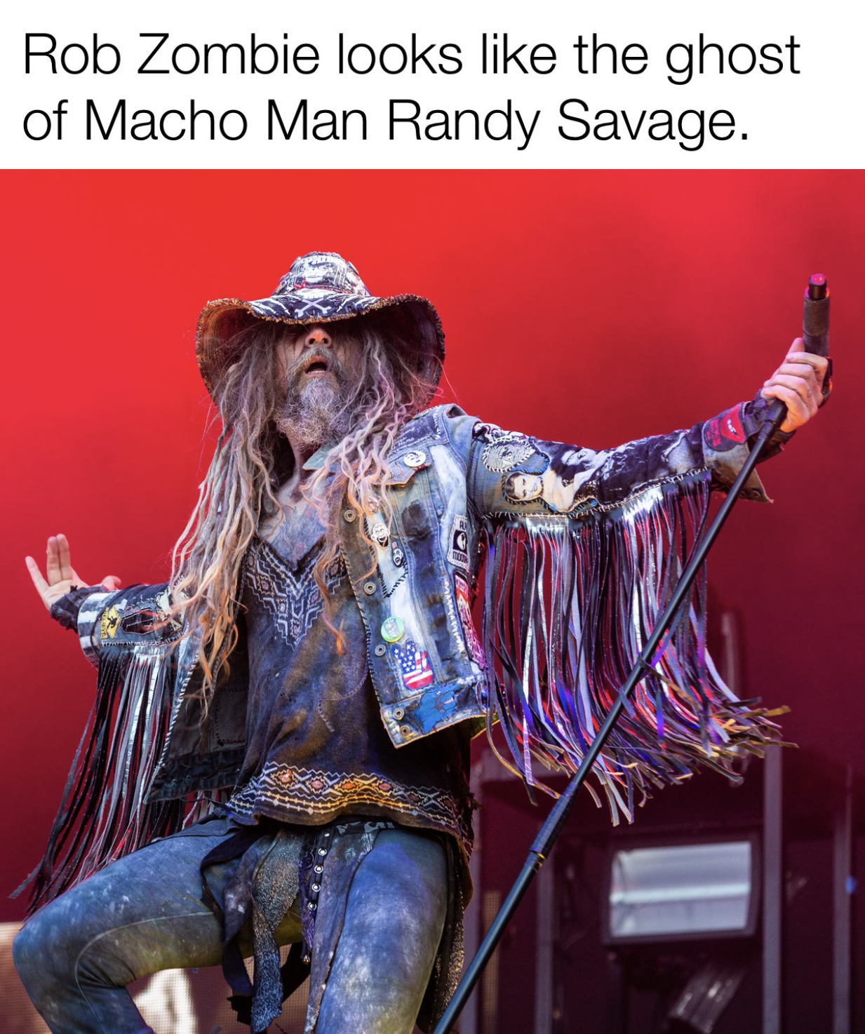 Macho Man meets Rob Zombie: a wild combination!
