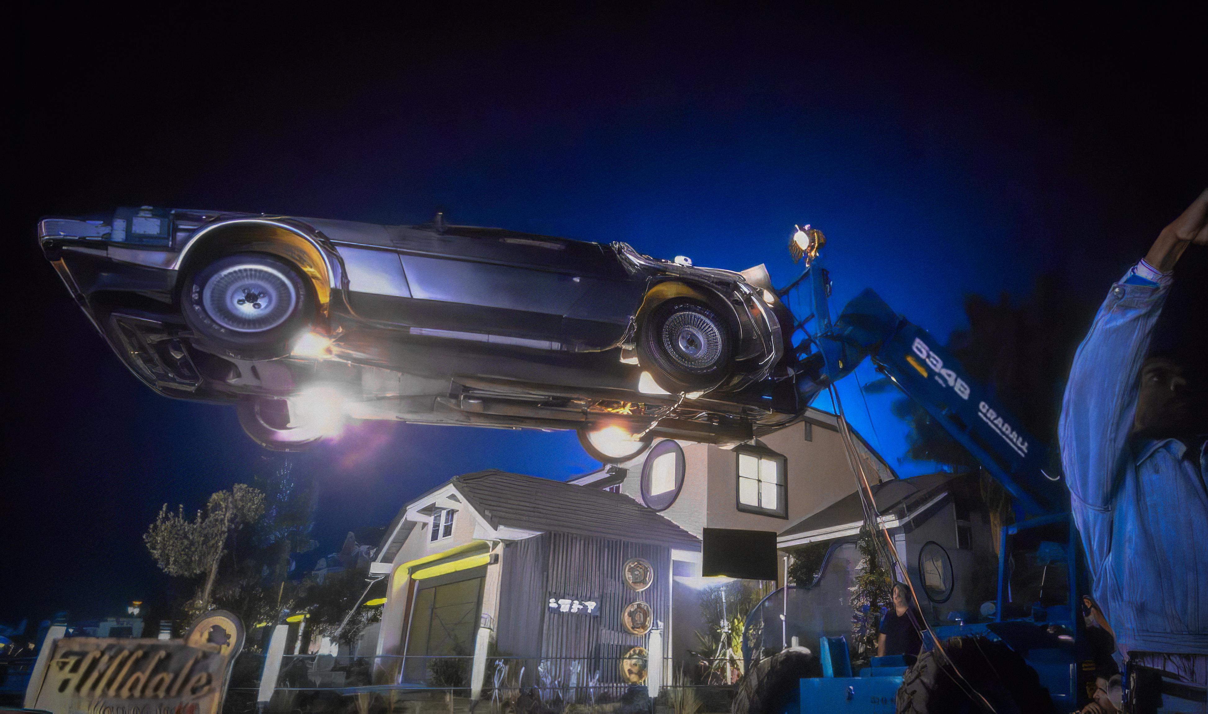 Behind the Scenes of Back to the Future Part II in El Monte, California