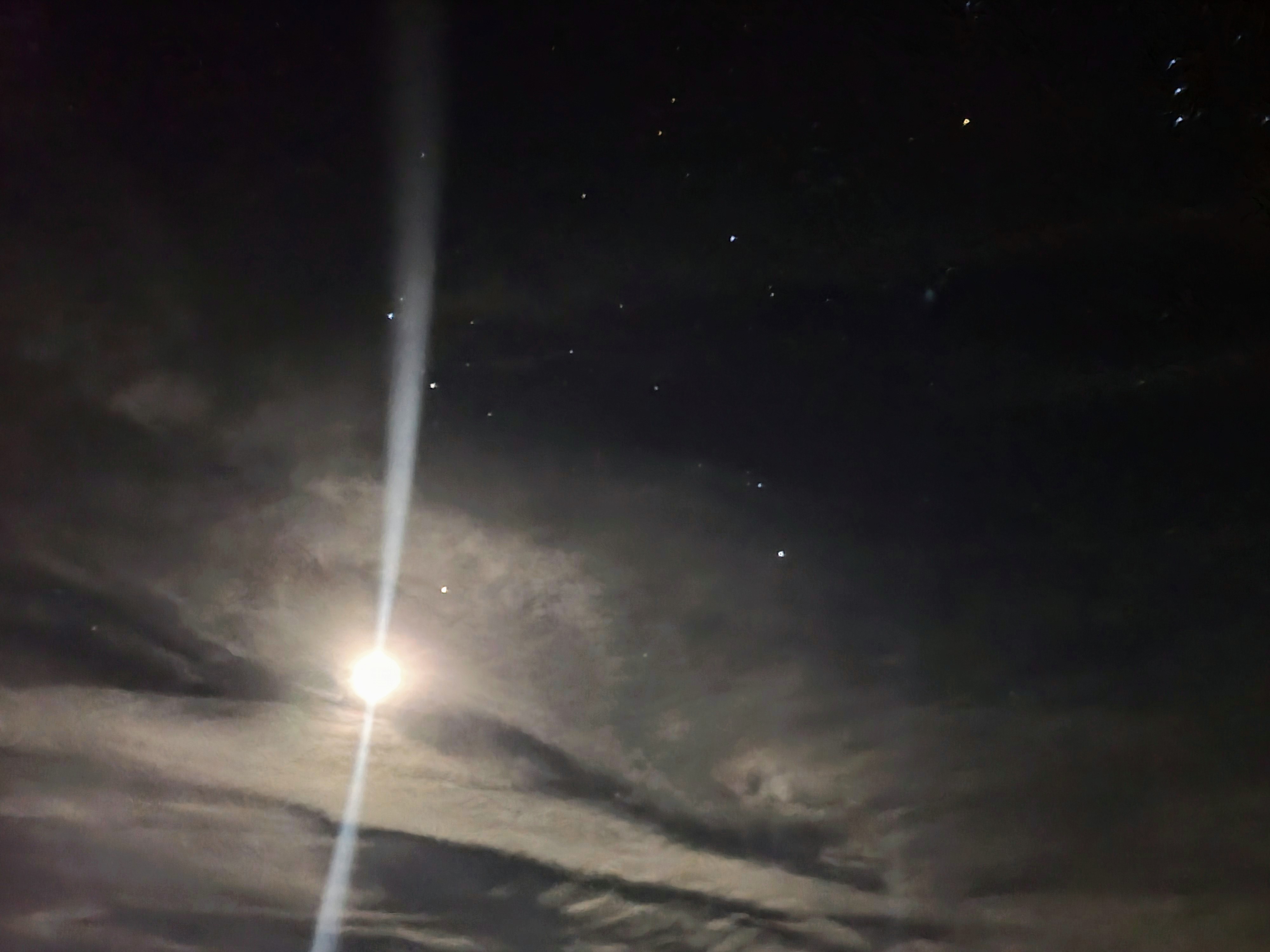 When the Moon and Mars Align in a Cosmic Dance
