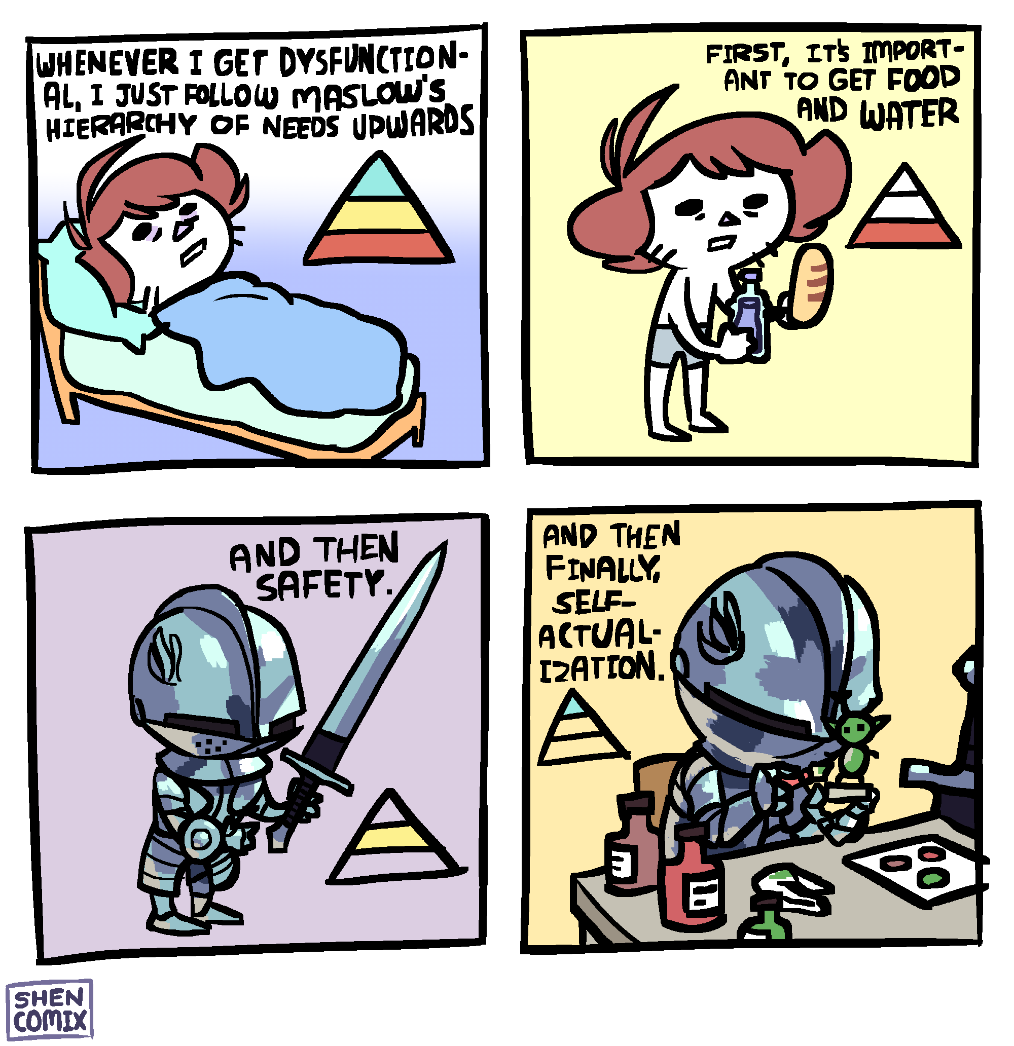 Exploring the Hierarchy of Needs: A Creative Take