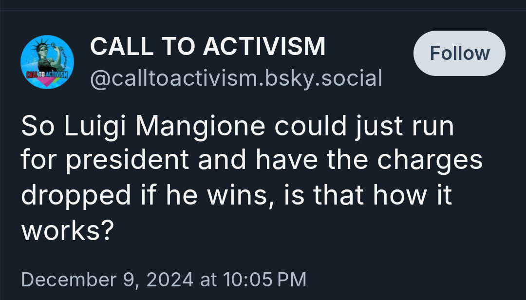 Could Luigi Be the Next President?