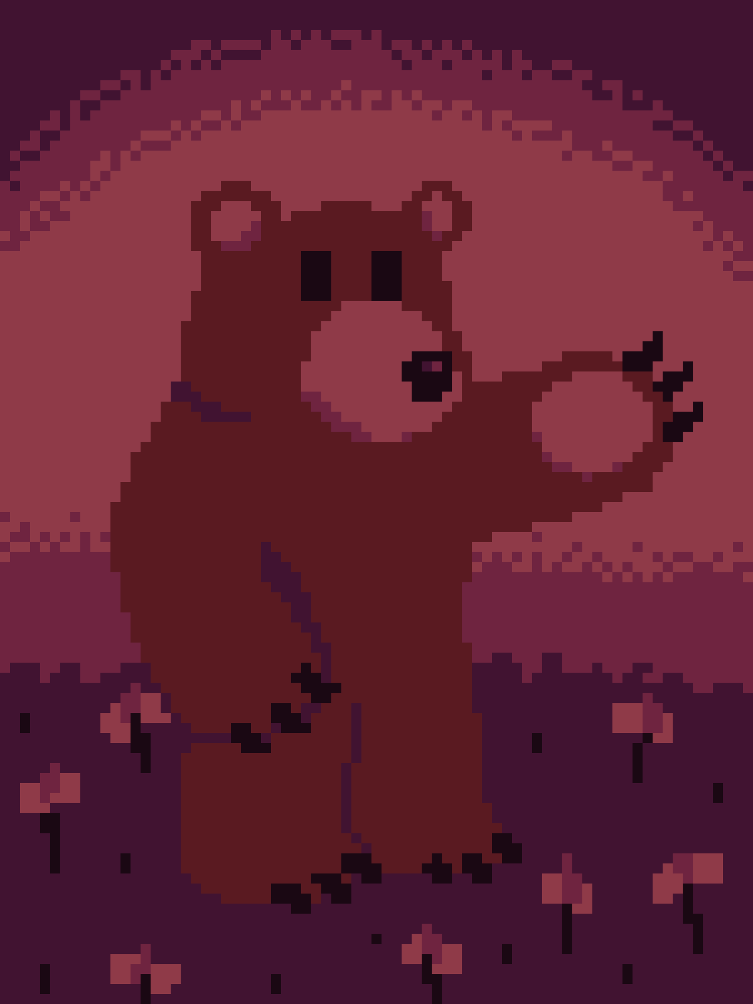 Impressive Pixel Art of the Great Bear