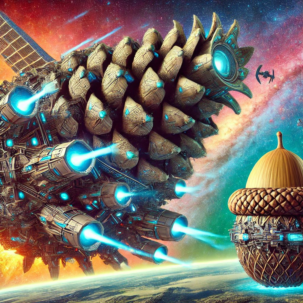 The Pineconus Cruiser Has Entered the Galaxy