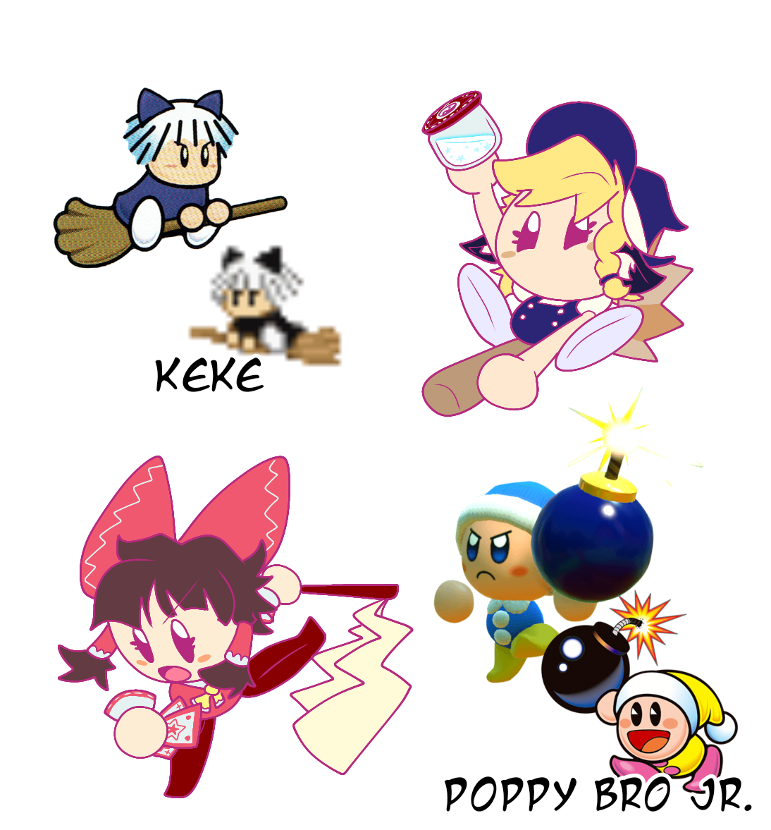 The Dynamic Duo: Reimu Iyori and Marisa Kasake