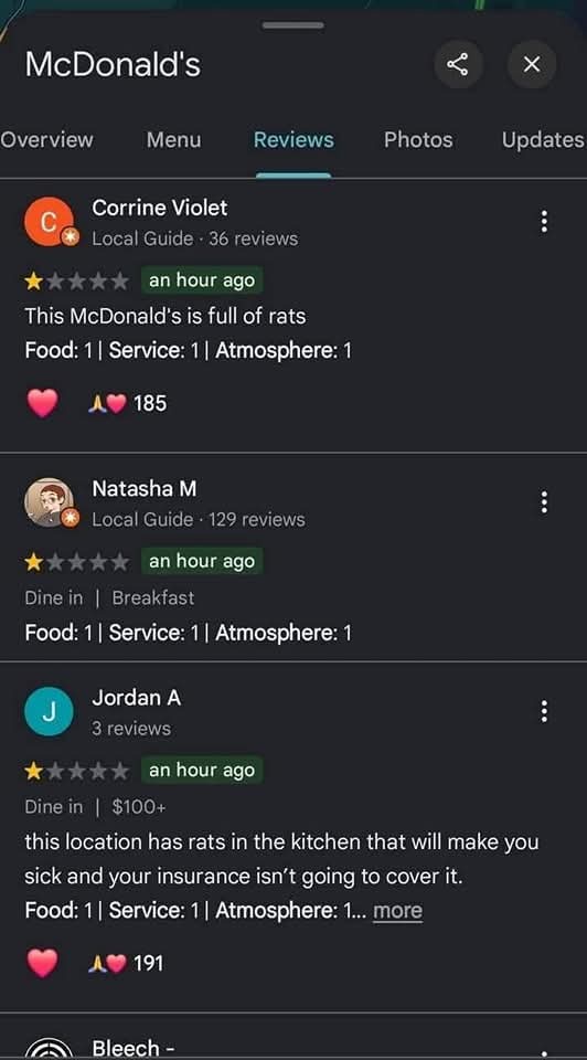 When Your McDonald's Turns into a Rat Paradise