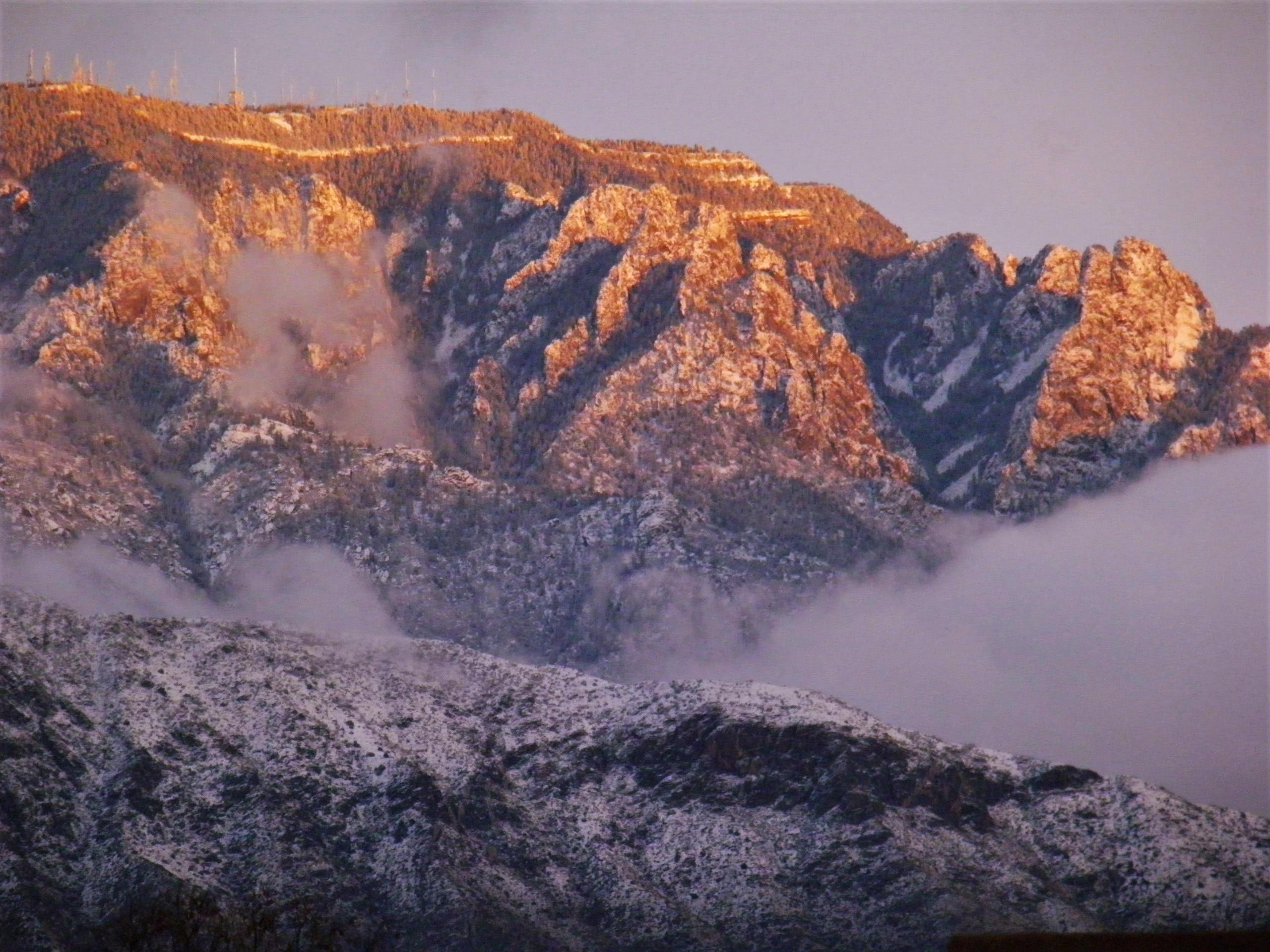 A beautiful morning view of Sandia