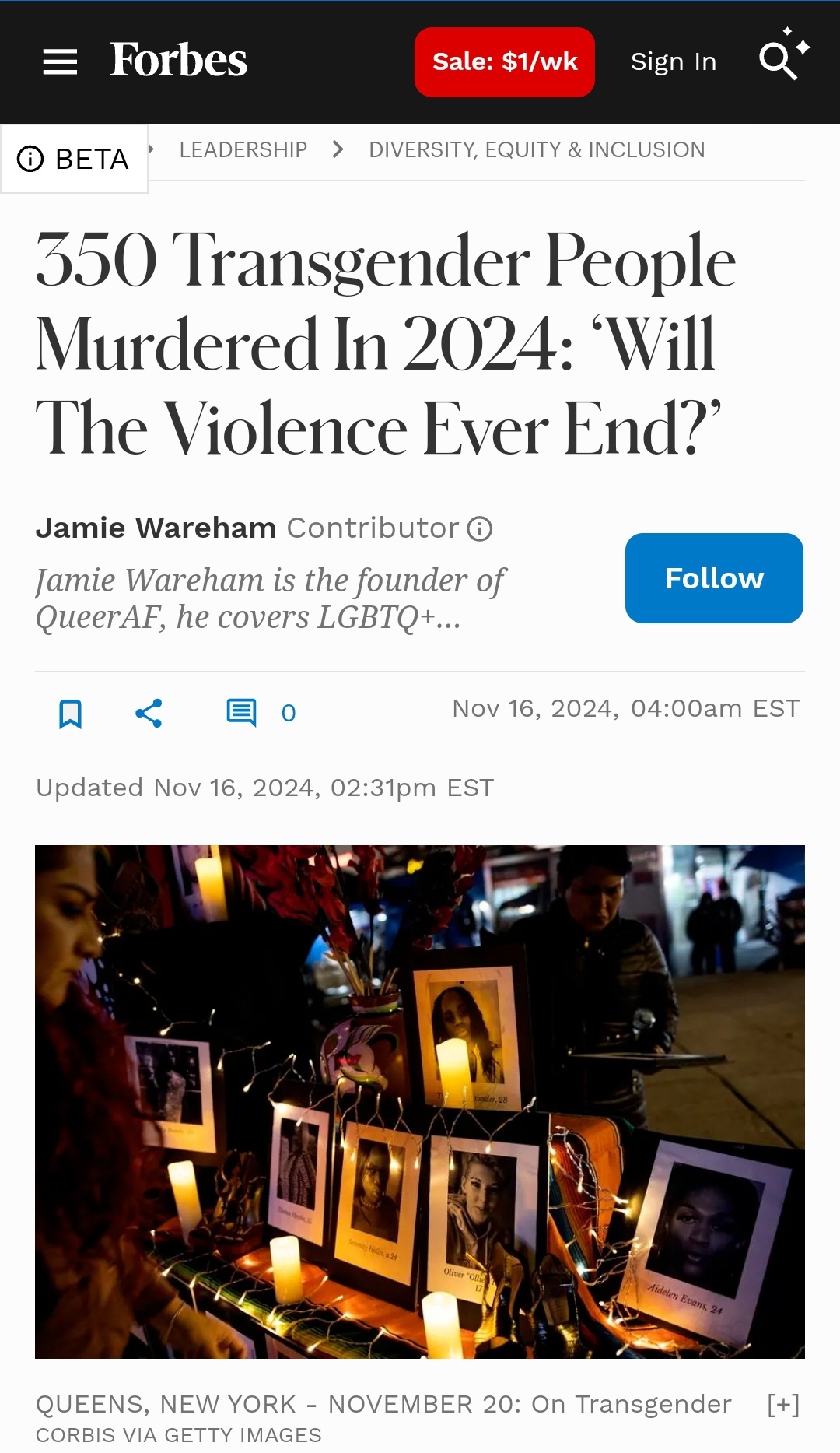 Is There an End in Sight?