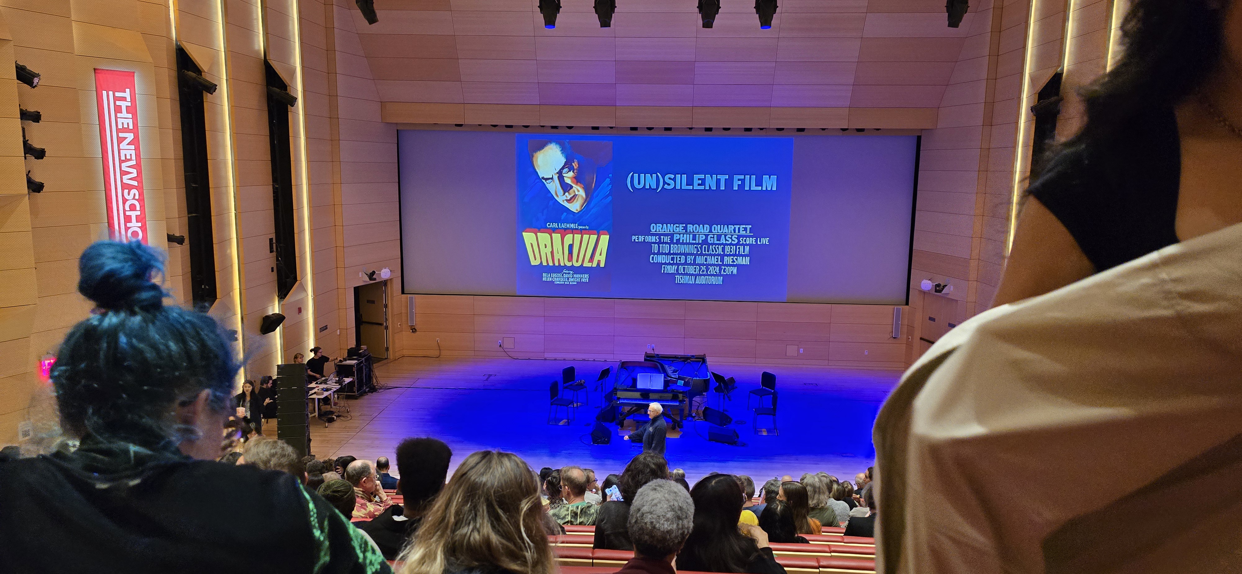 I had the incredible experience of watching Dracula accompanied by live music from Philip Glass.