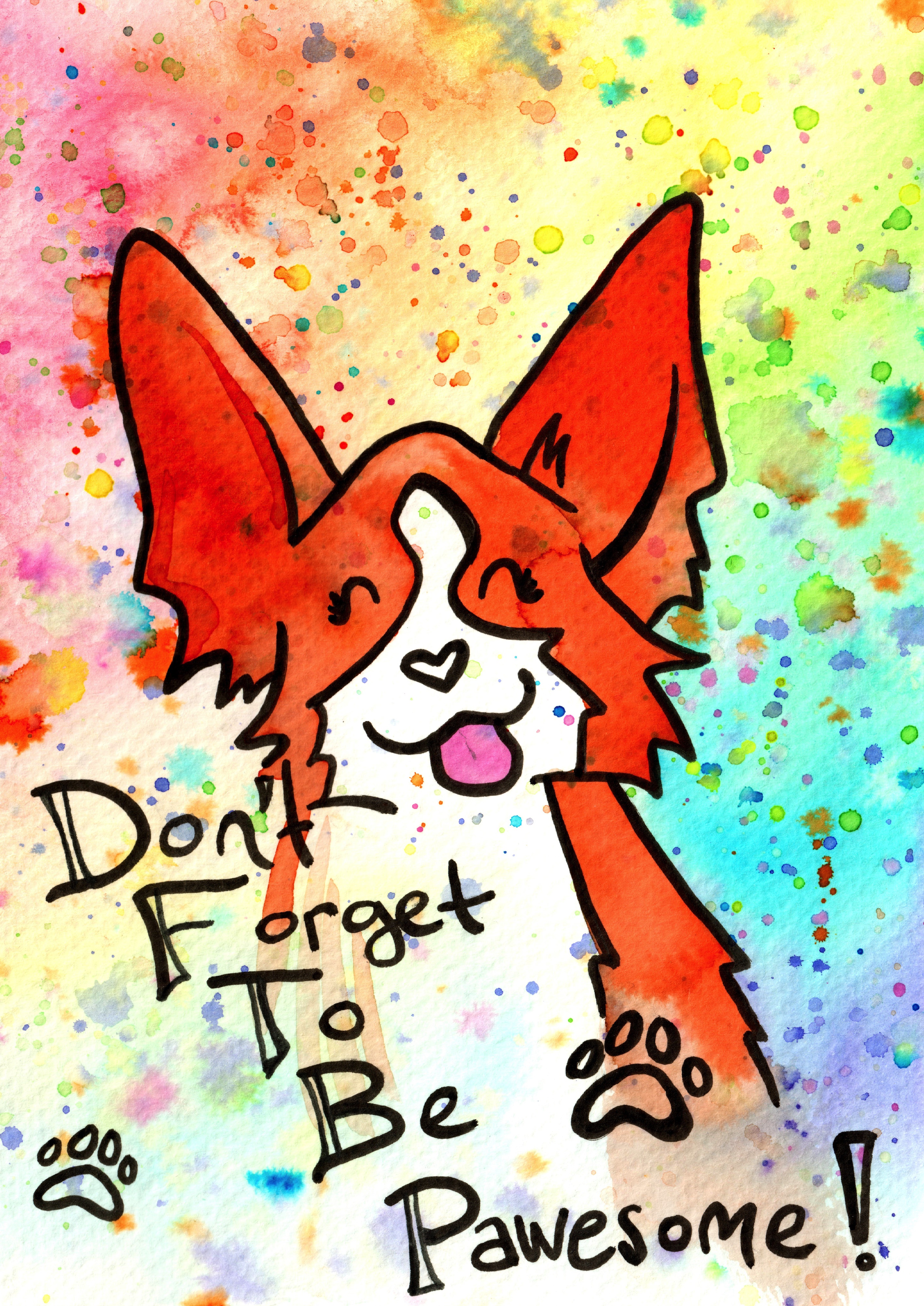 Daily corgi paintings for a good cause: check out my Project for Awesome contributions!