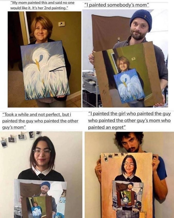 A Mind-Bending Journey into Paint-ception