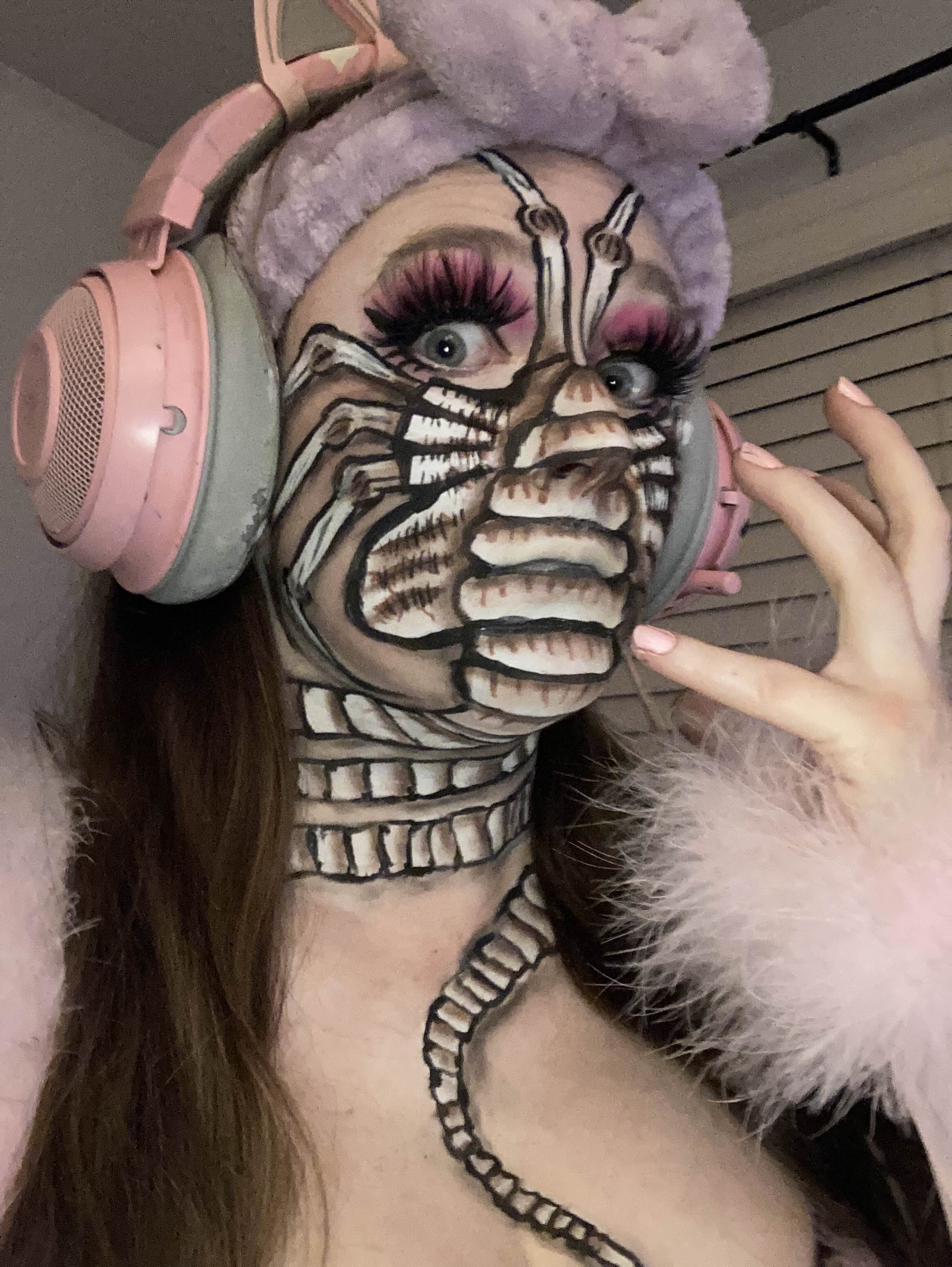 Watch Out, Barbie! Facehuggers Are Coming! - A Message from Your Friendly Local Nurse/Amateur Facepainter