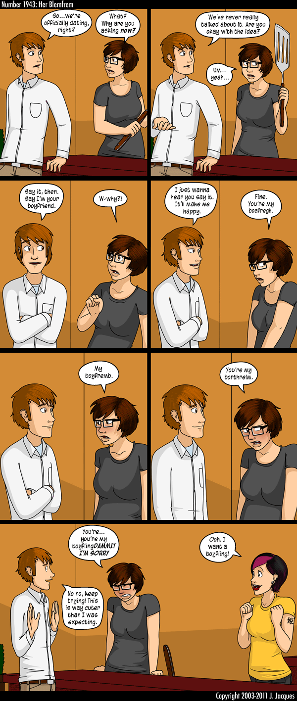Questionable Content: 'You're My Boyfremb!'
