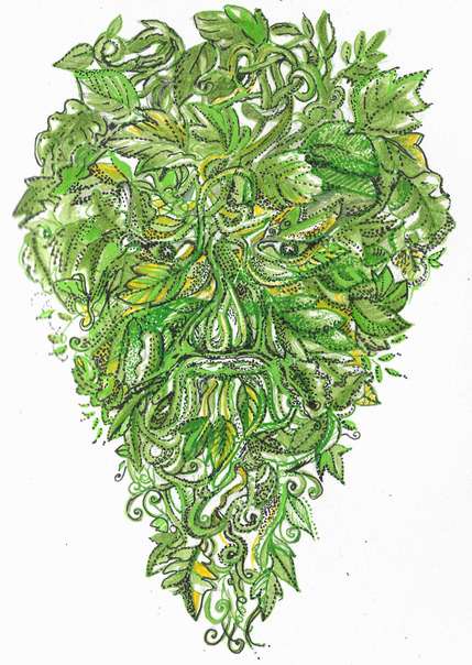 The Mysterious Green Man Emerges