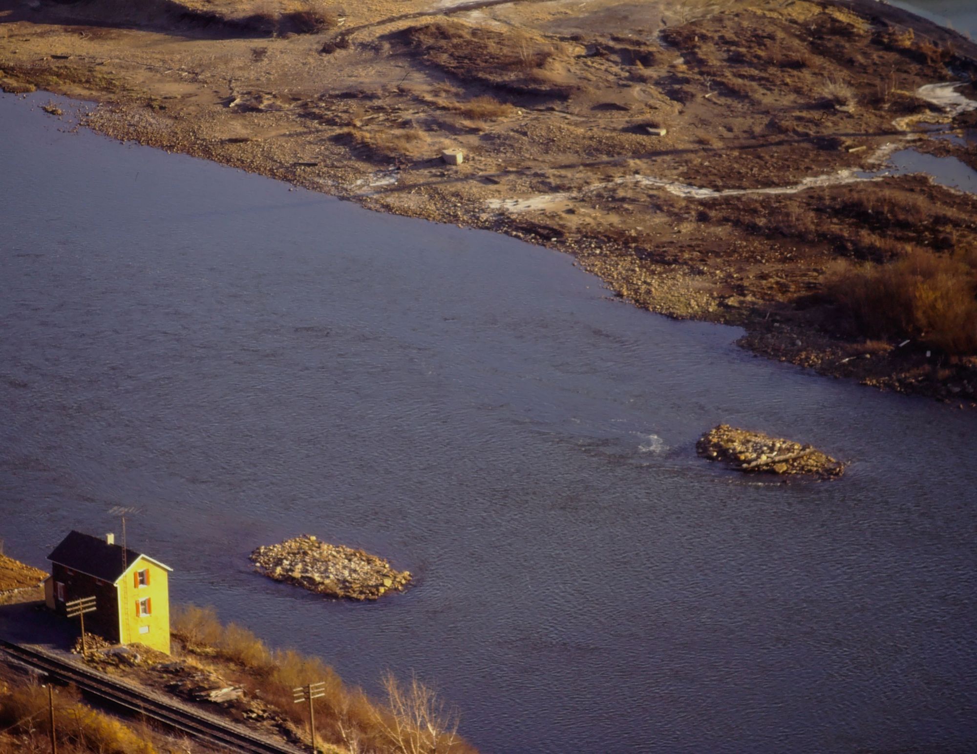 The Golden Hour Glow of a Yellow House