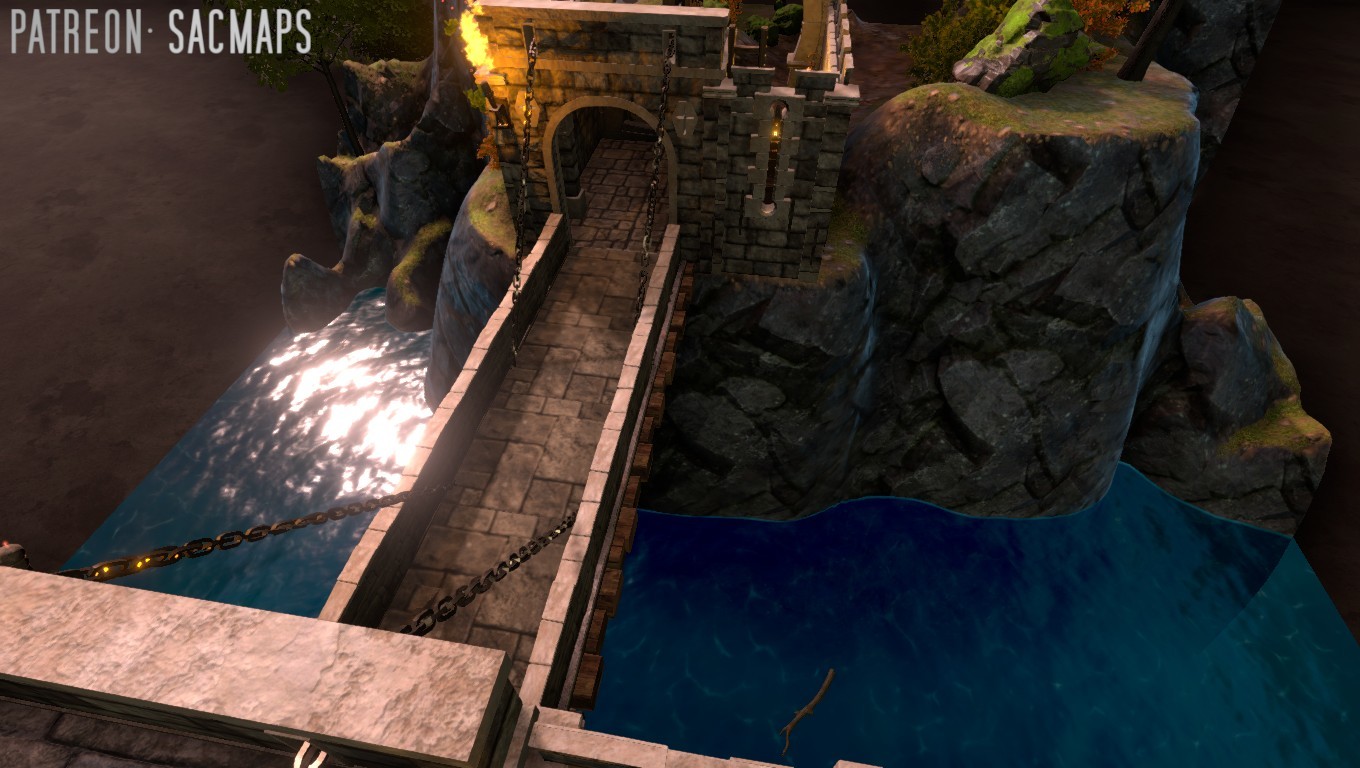 Epic Bridge Crossing: Free DnD and TTRPG Maps Await!