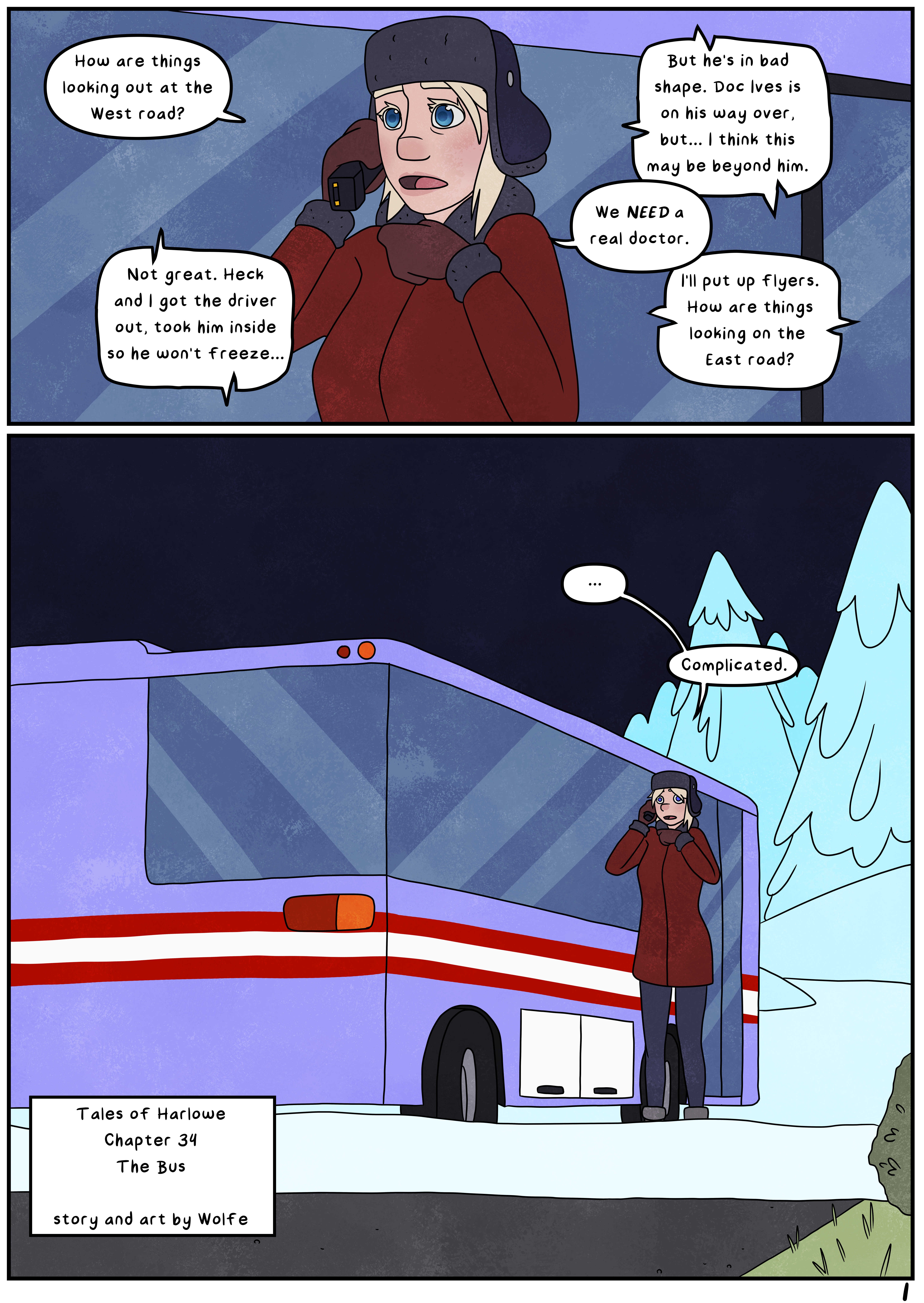 Dive into Harlowe's Journey: Chapter 34 - The Bus Adventure