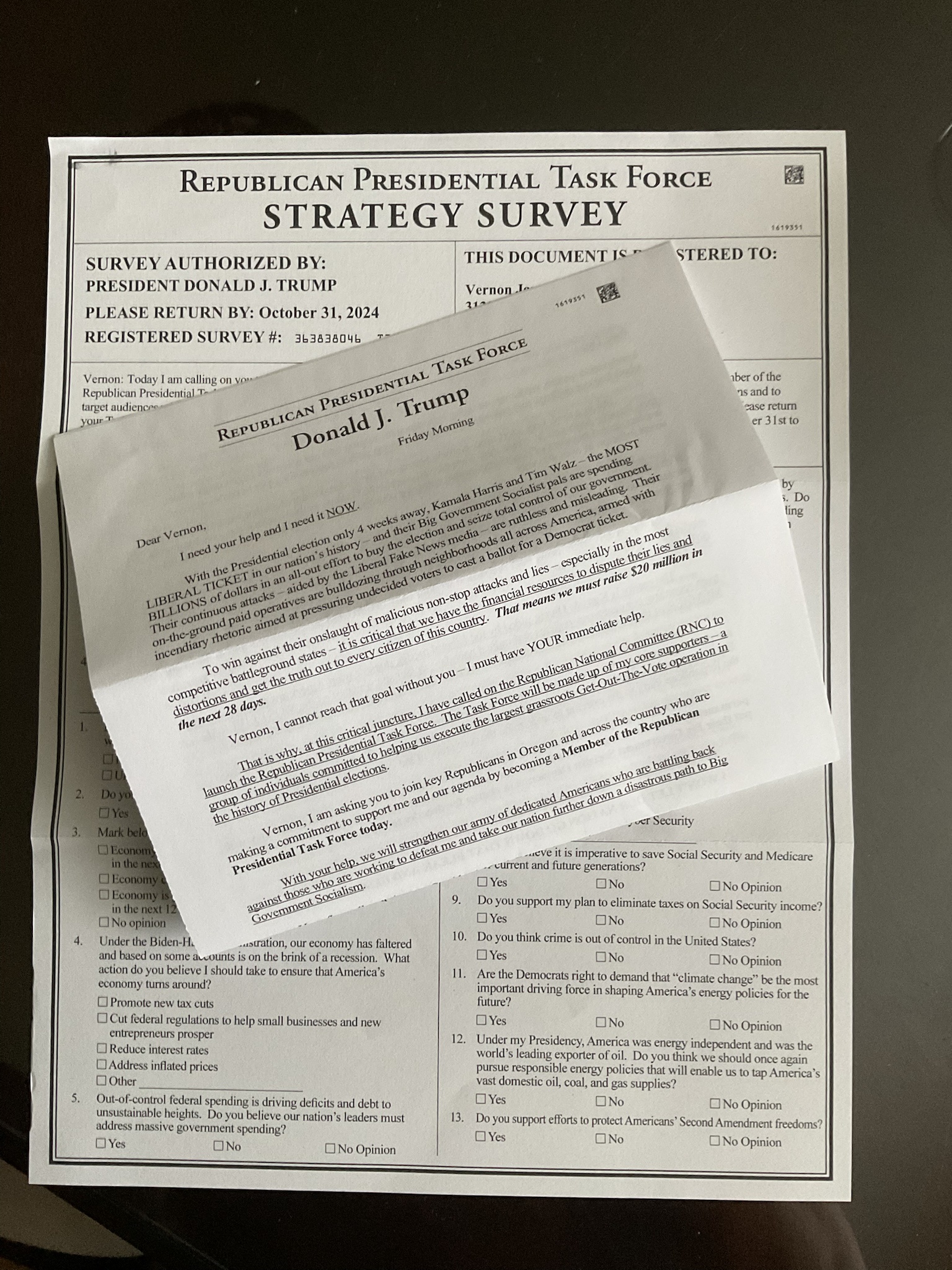 The GOP's Curious Concern for Voter Rolls Despite Sending Mail to My Deceased Father