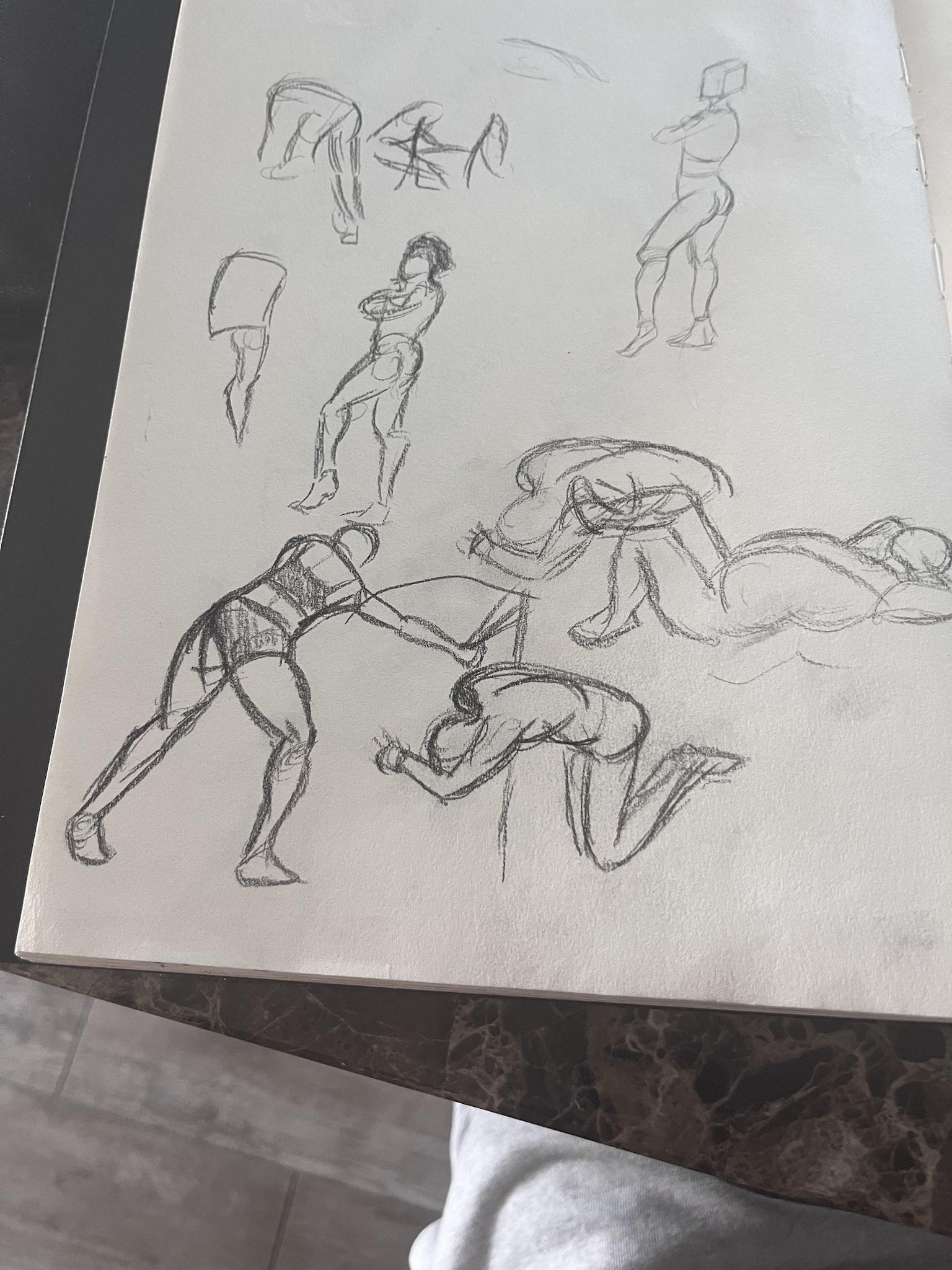 Exploring figure studies with a twist of humor :D