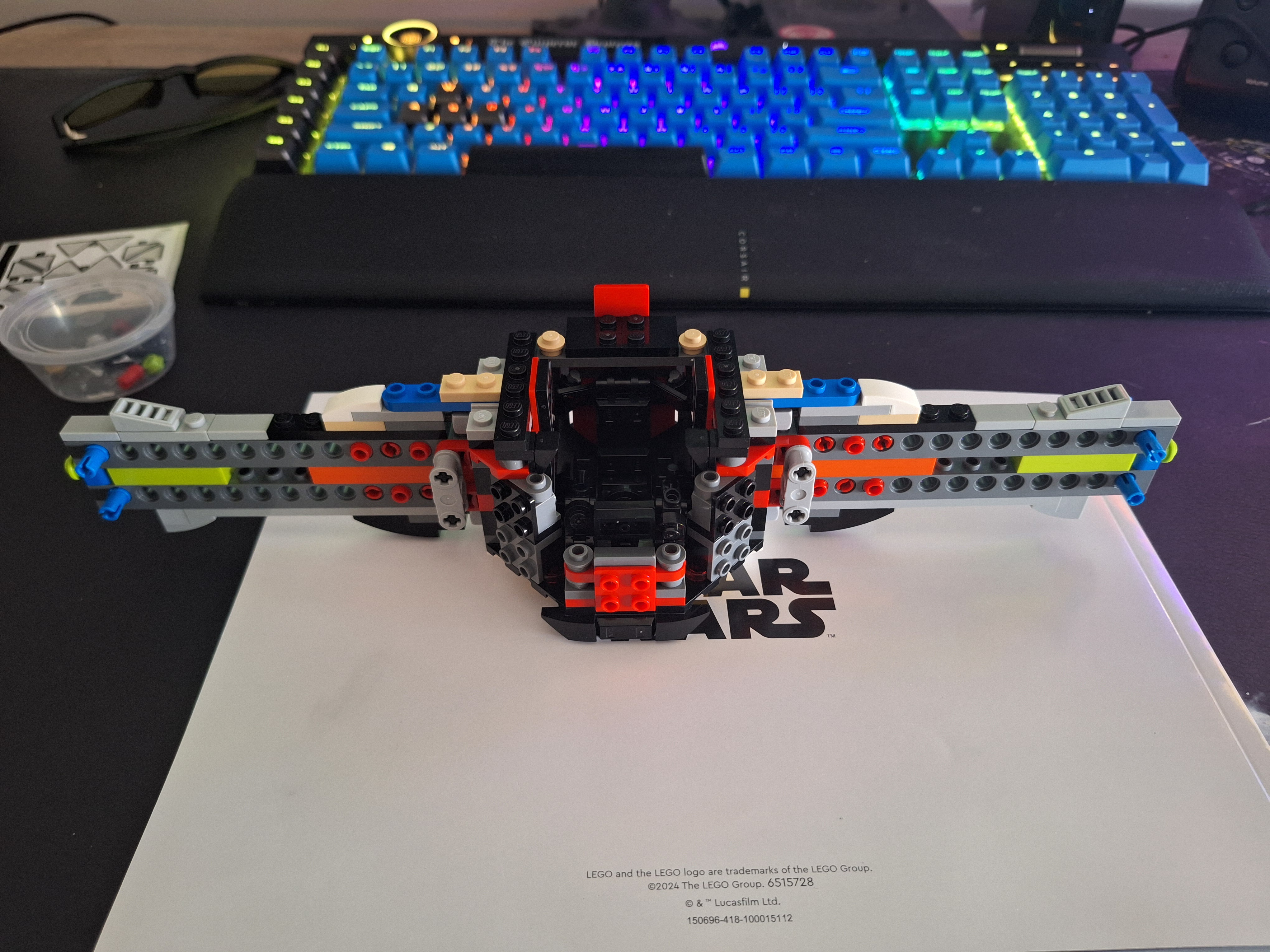 Completed My TIE Interceptor Lego Masterpiece!