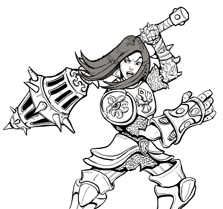 Reimagining Character Weapons: Check Out This Massive Mace and Parrying Gauntlet!
