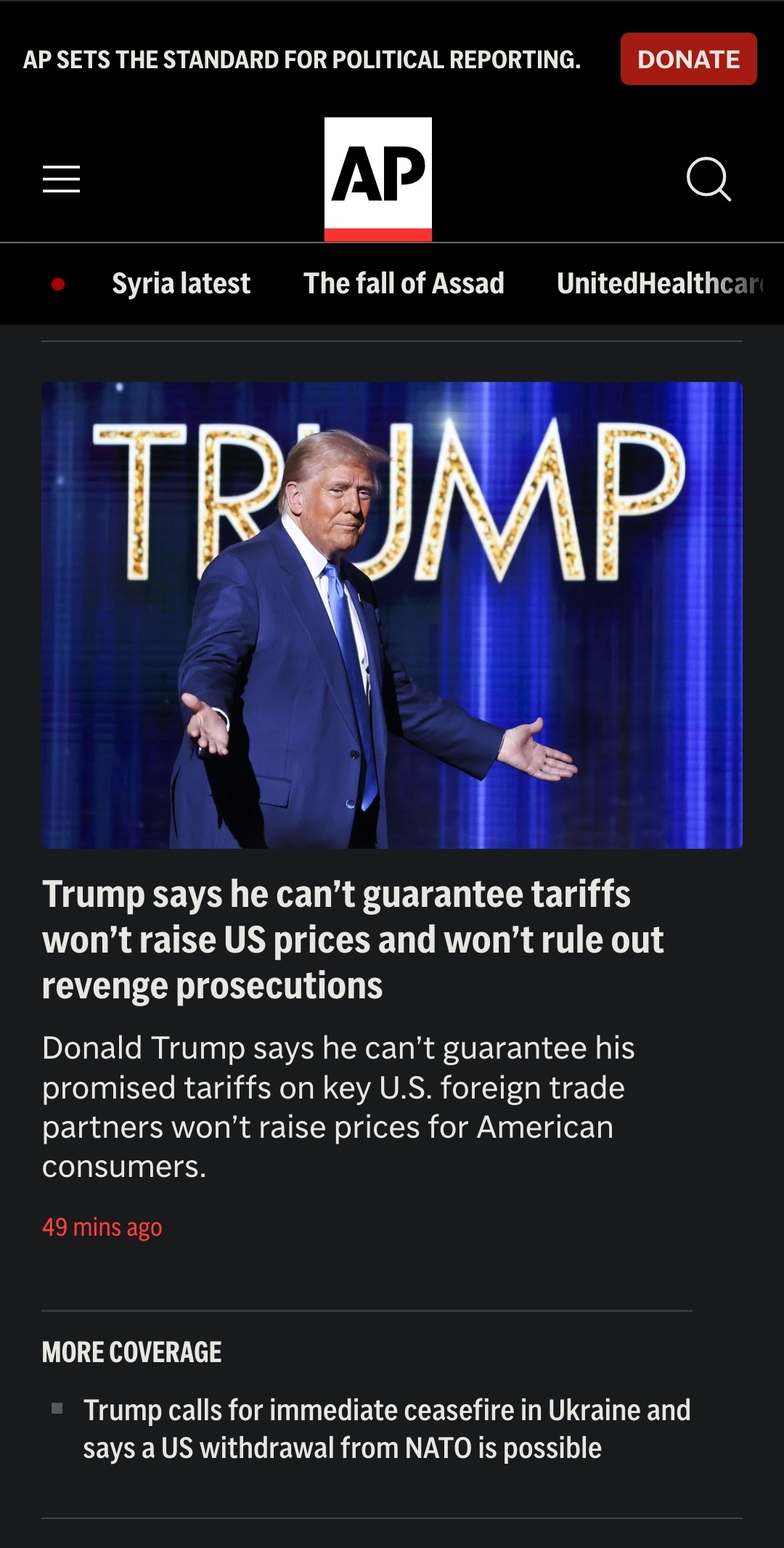 In an unexpected twist, a politician actually plans to follow through on his promises