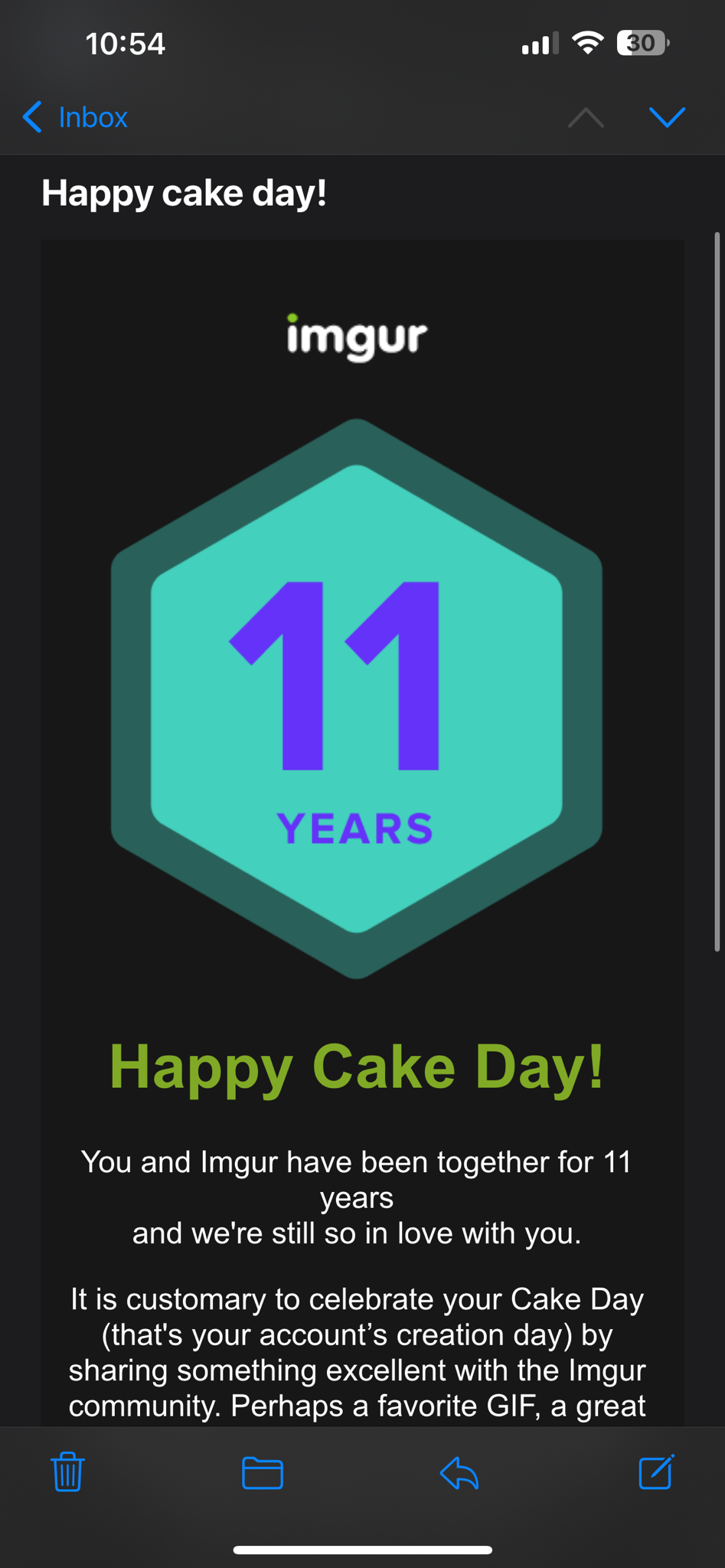 Celebrating My Cake Day with Joy!