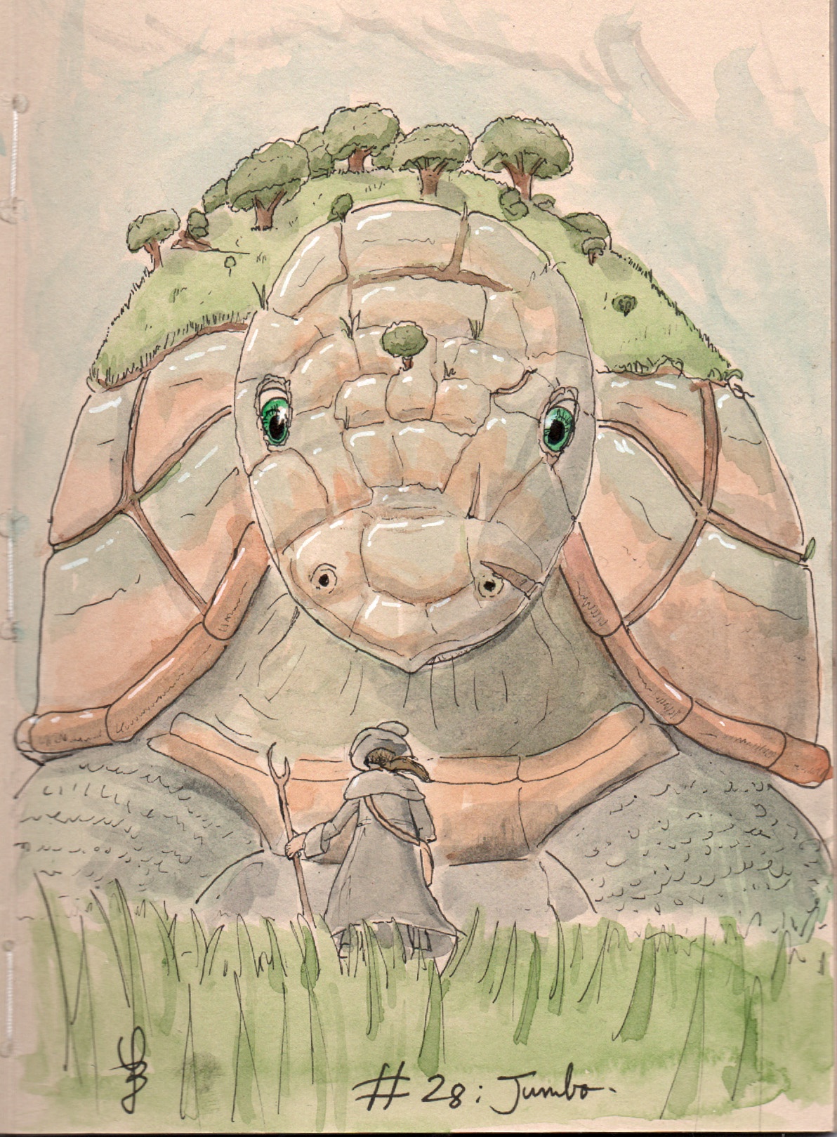Inktober Day 28: The Jumbo Challenge