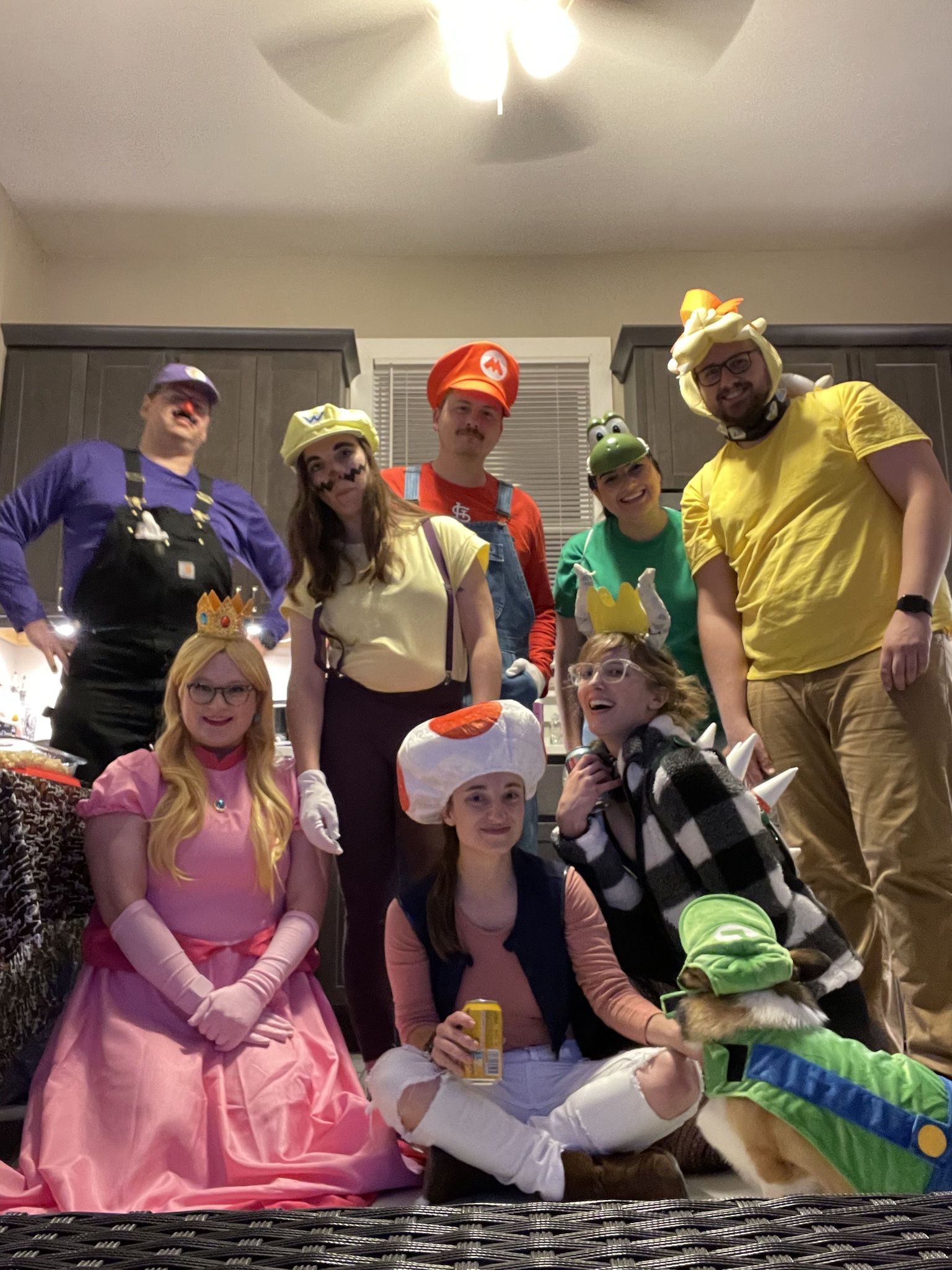 Throwback to our epic Mario group costume for Halloween—totally forgot to share it!