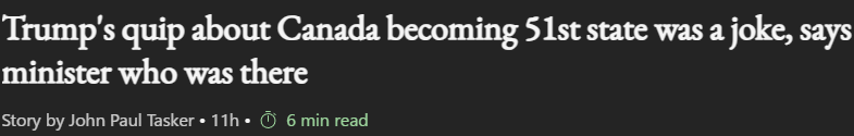 How about we just say no, eh?
