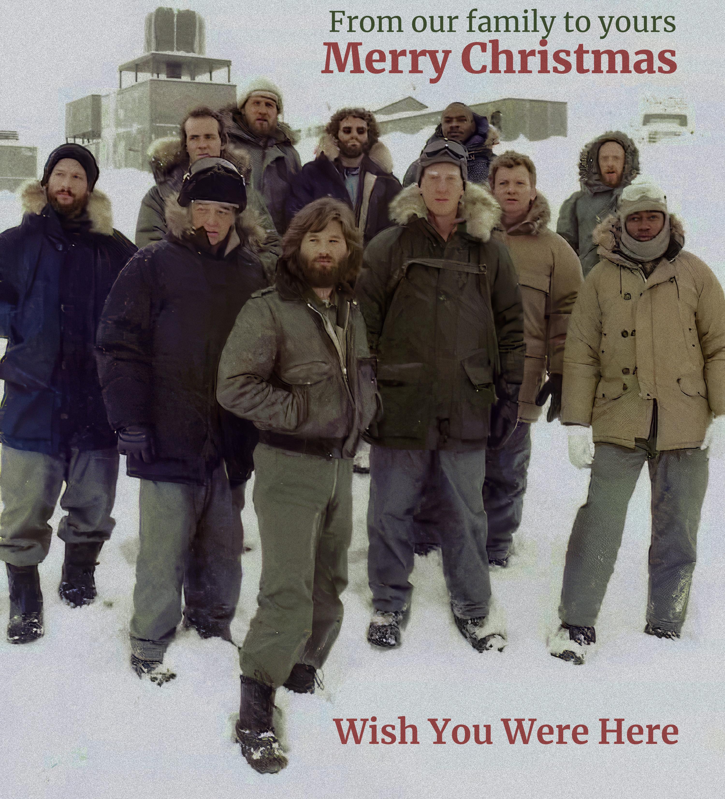 Wishing you a Merry Christmas from the American Research Station in Antarctica (1982)!