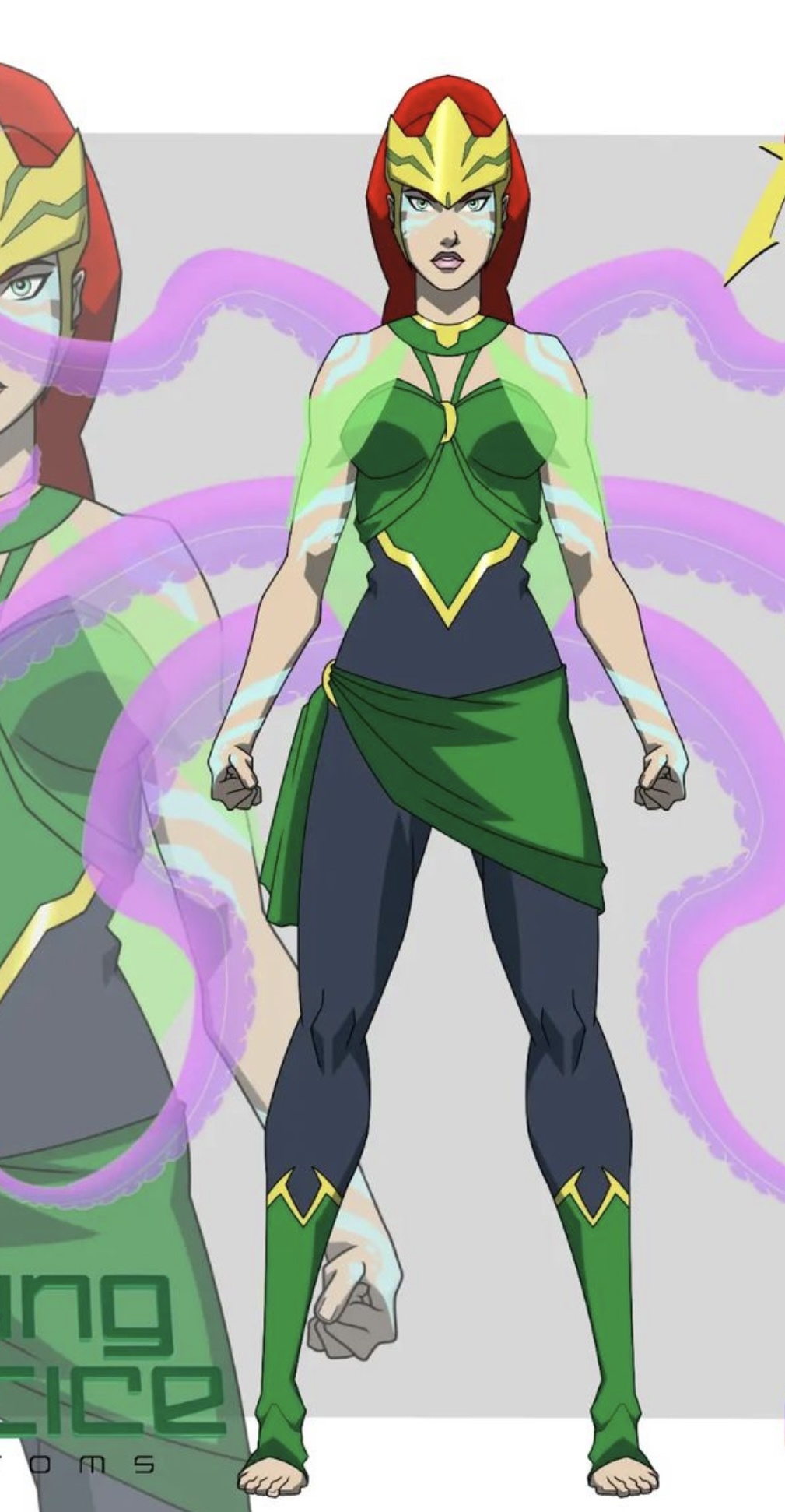 Mera from Young Justice: A Heroine's Strength