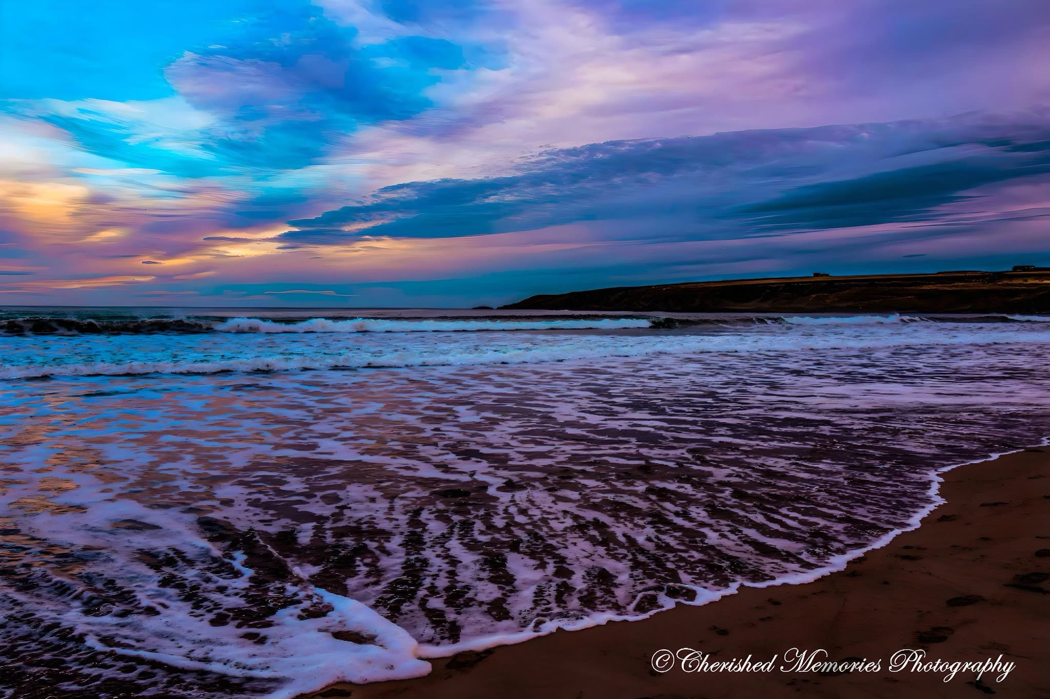 The Serene Beauty of Sandend Beach