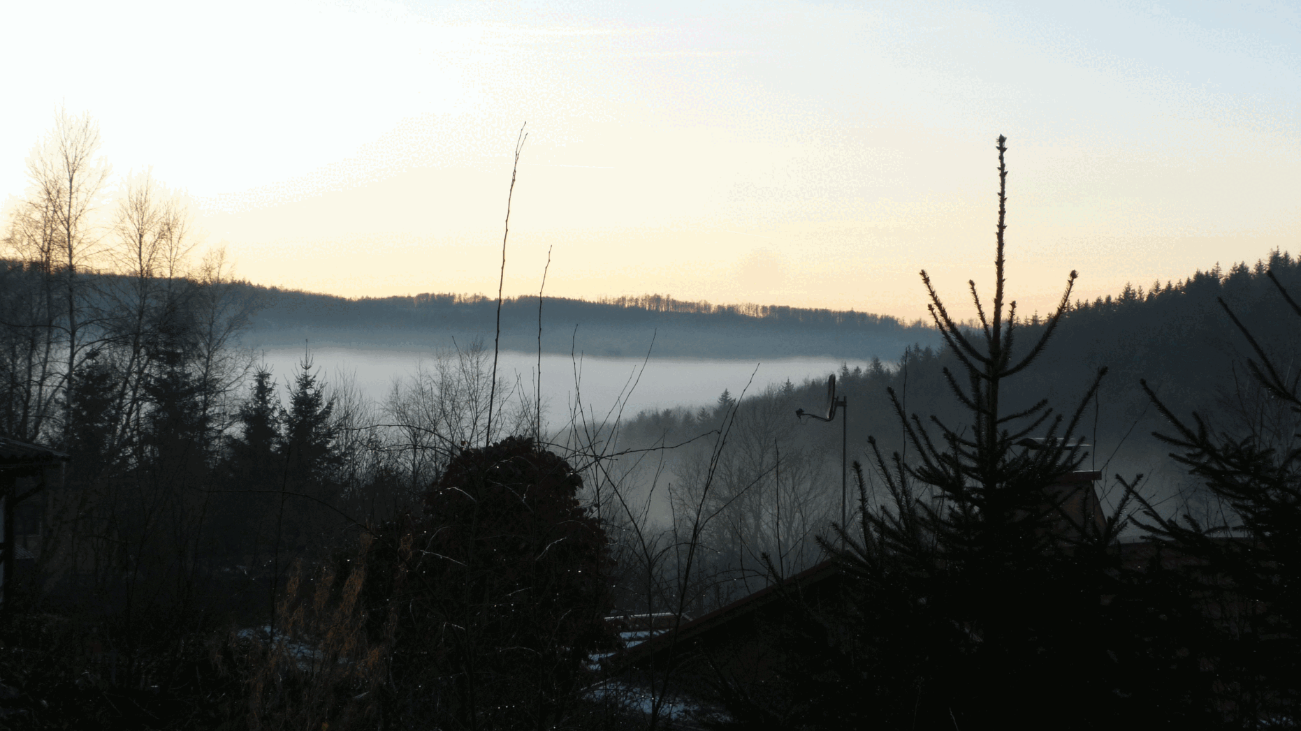 Yesterday's Enchanting Valley Clouds and Fog