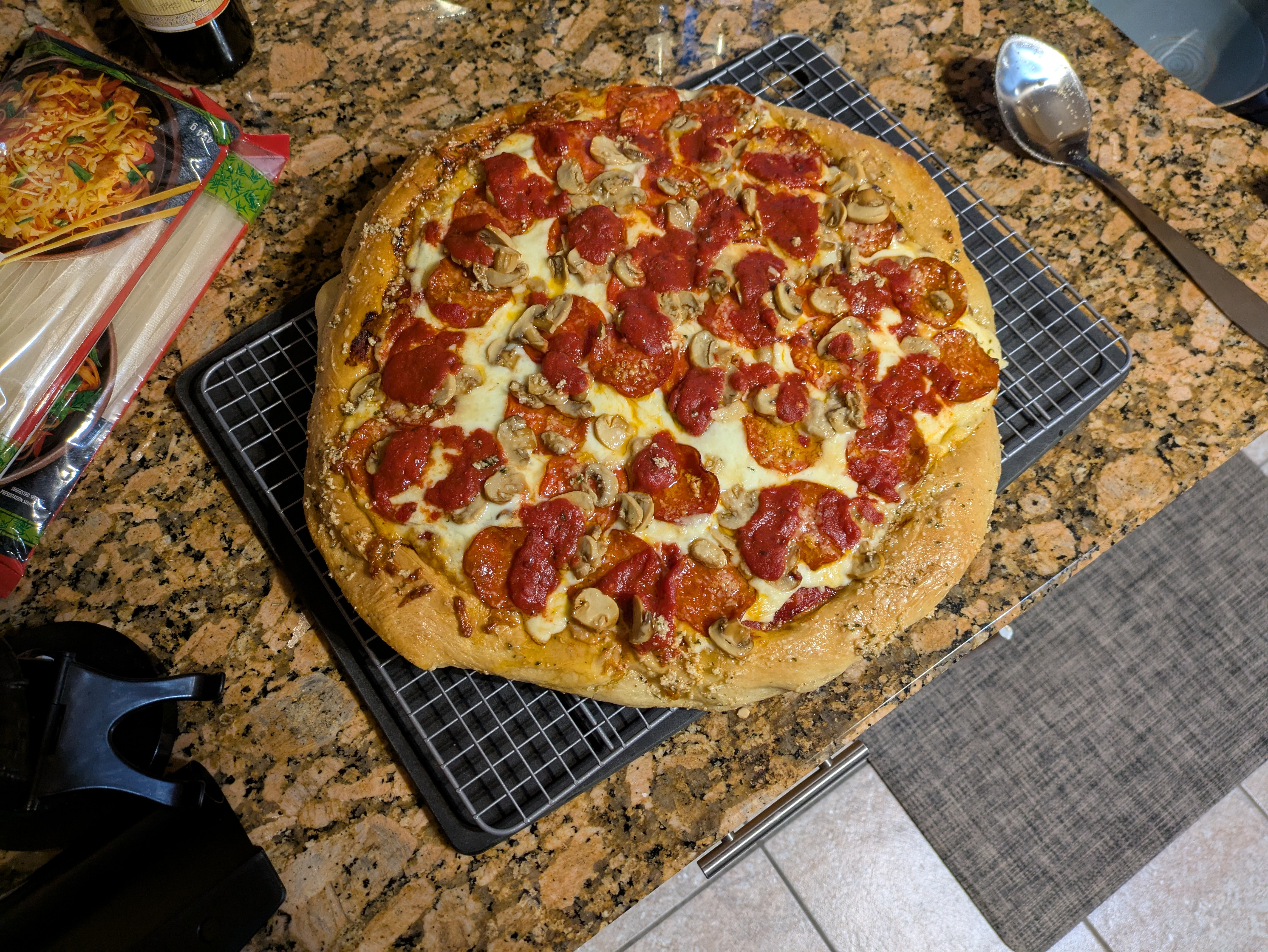 Indulging in Late Night Pizza Cravings