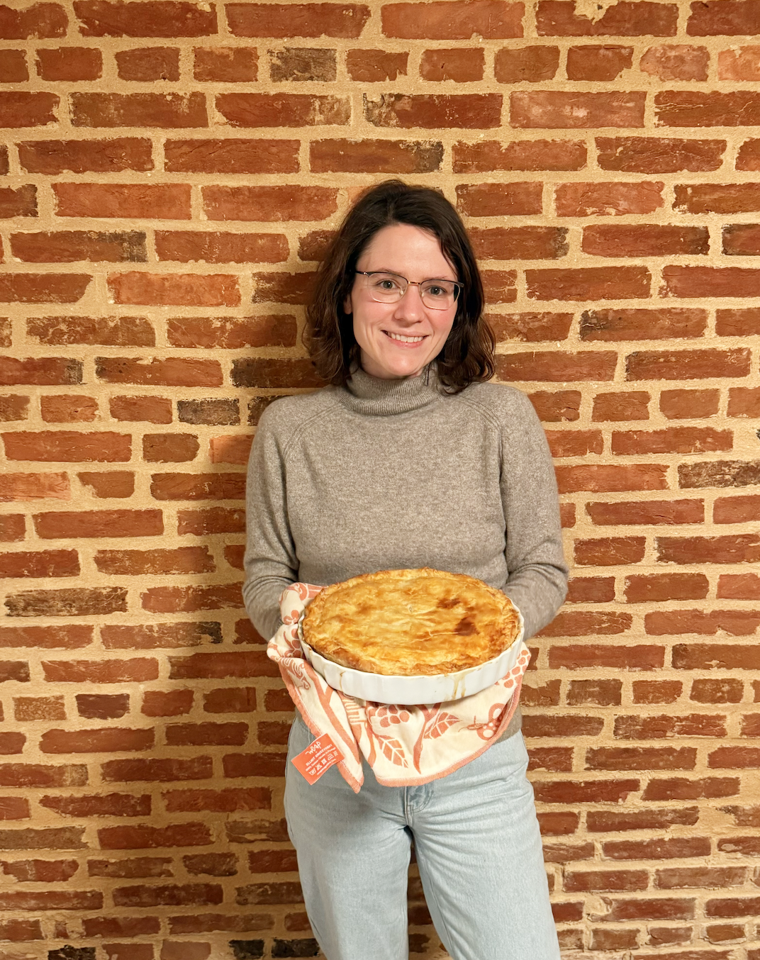 I'm bursting with pride over my homemade turkey pot pie! Check out my recipe below!
