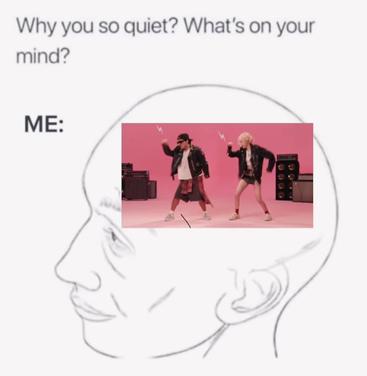 When They Ask Why You're So Quiet: My Inner Monologue Goes APT APT APT!