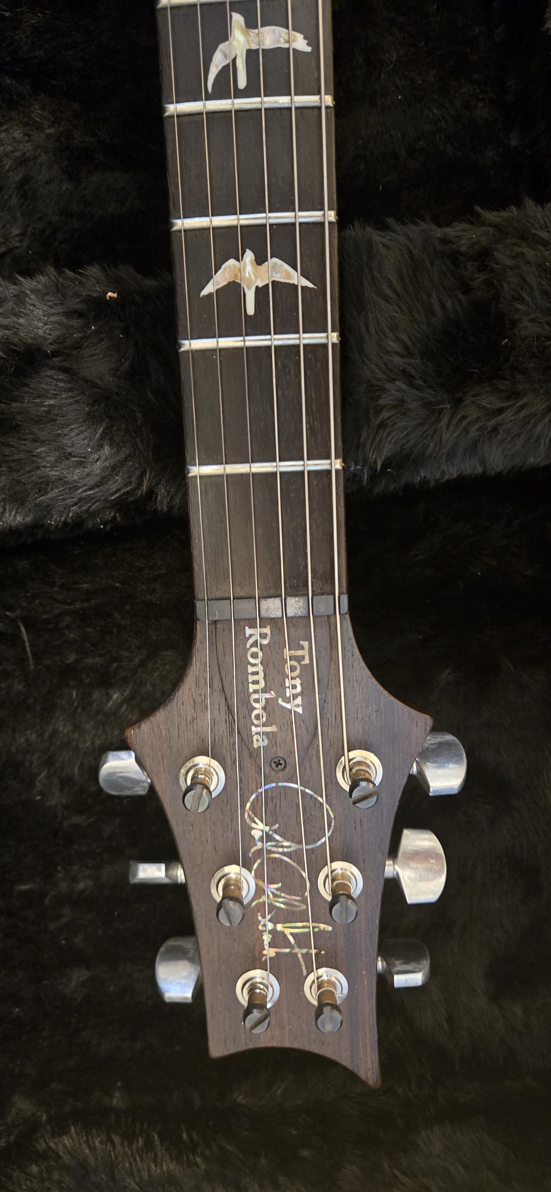 Check out this prs Tony Rombola headstock design!