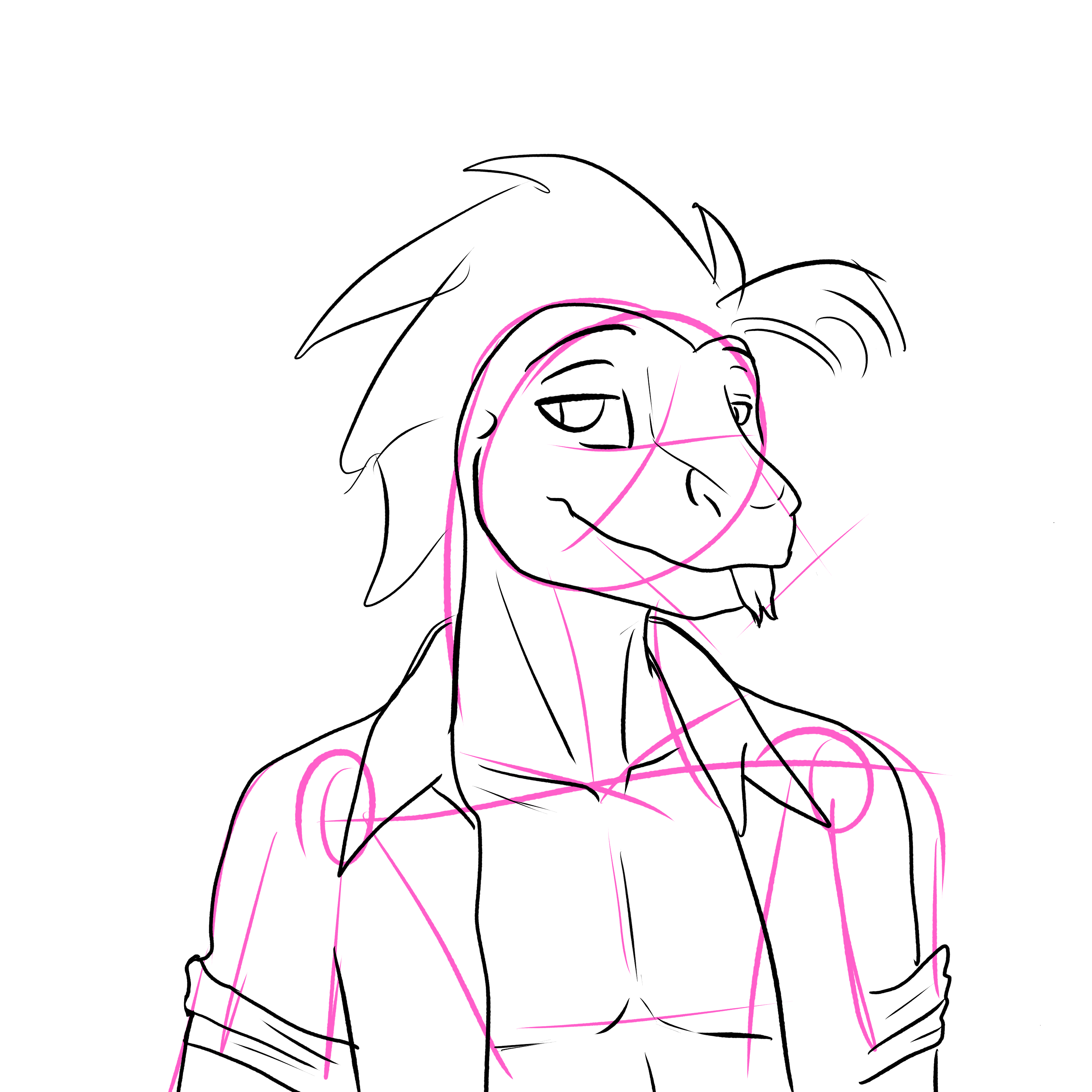 Check out the work-in-progress of my original character, Cassius, created by yours truly!