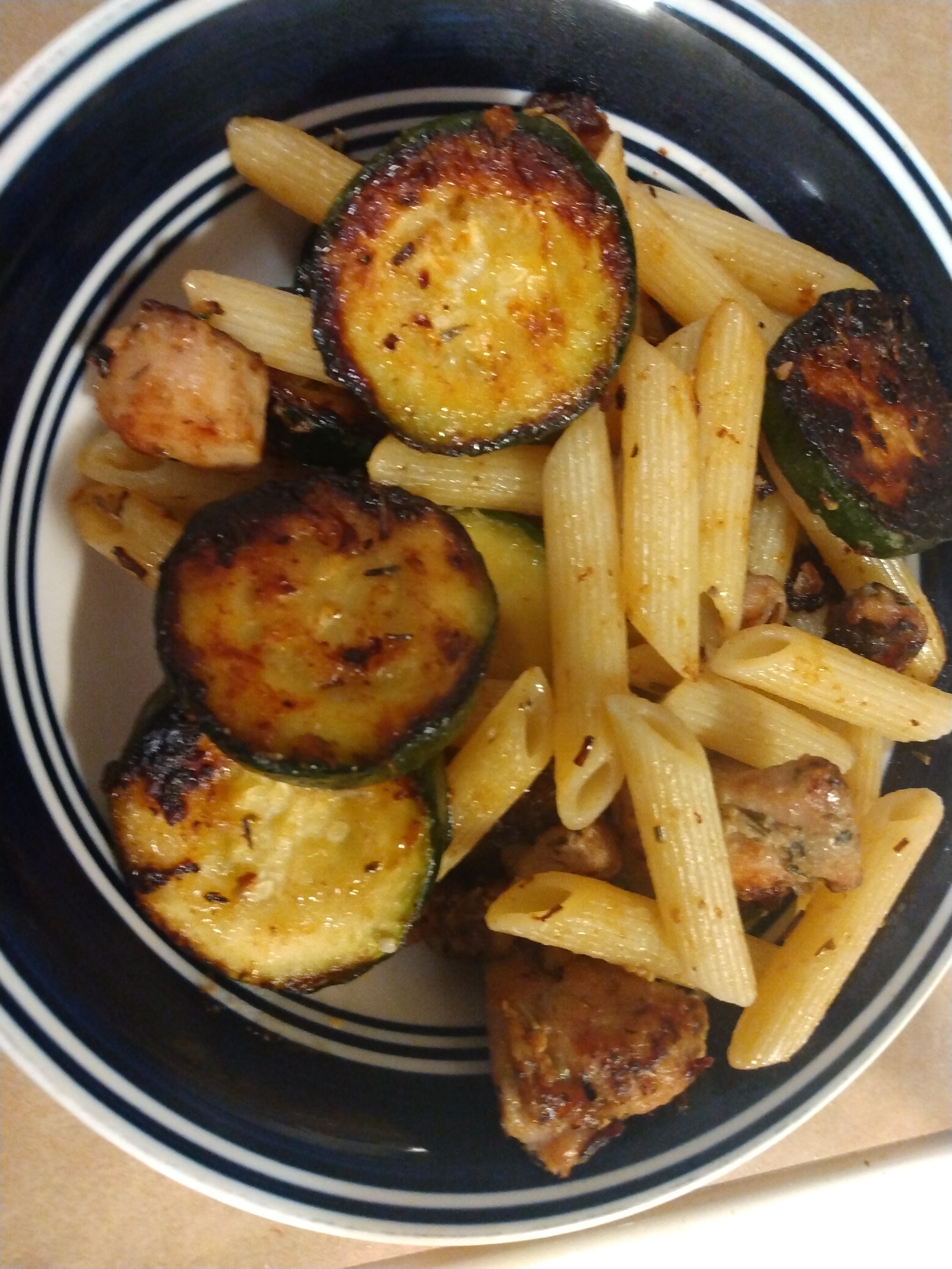 Austin's Delicious Chicken with Garlic Herb Zucchini