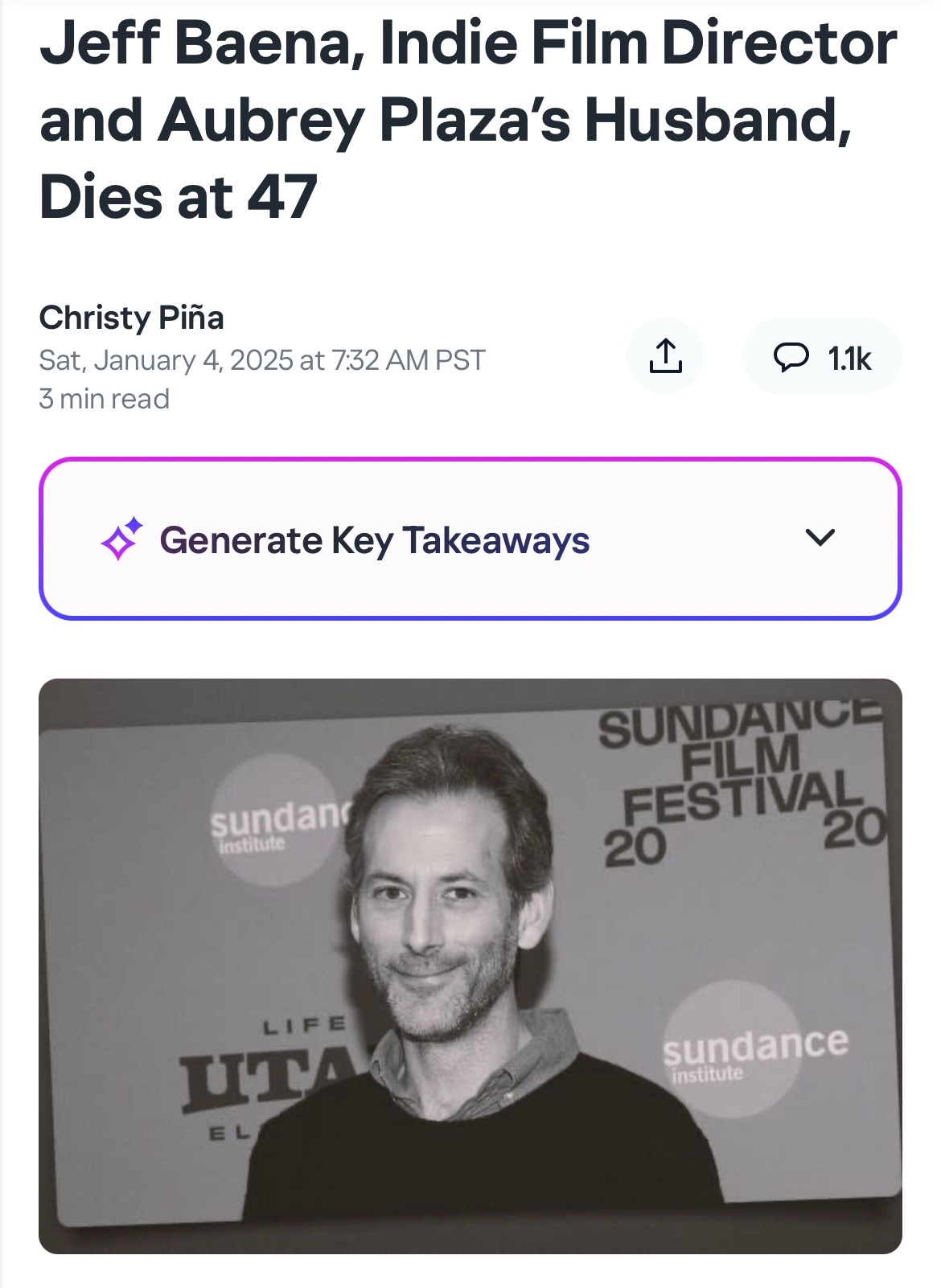 This Sad News Deserves Better Than AI-Generated 'Takeaways' - Seriously!