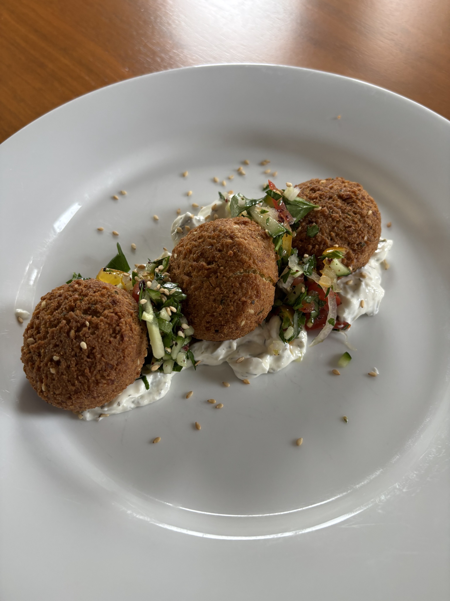 Today, I took on the challenge of making falafel!